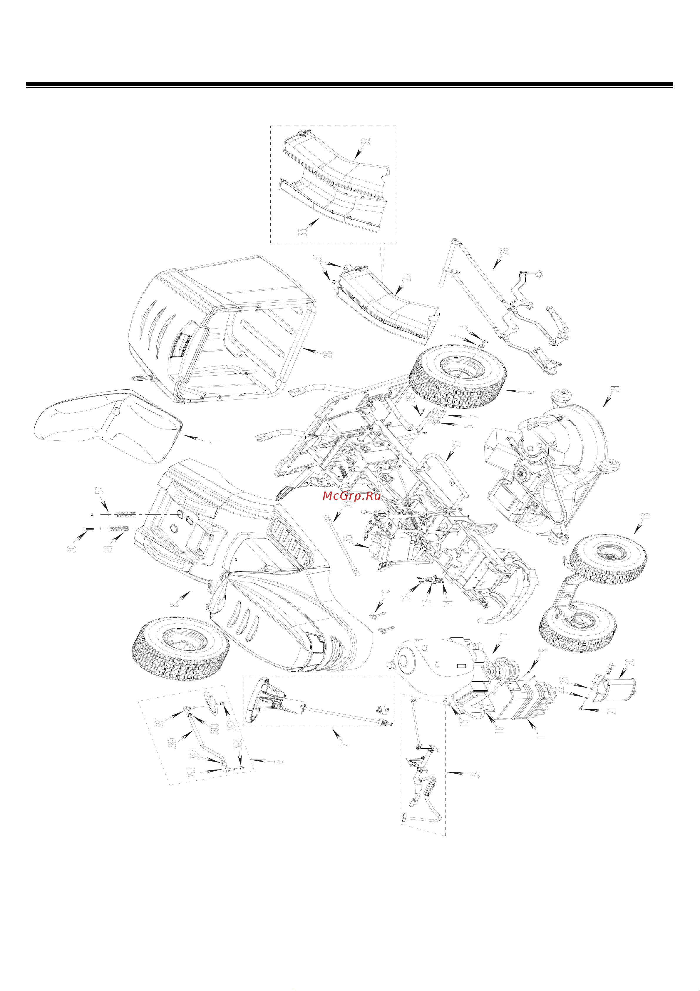 DDE CTH175-102 [2/21] Mower assembly