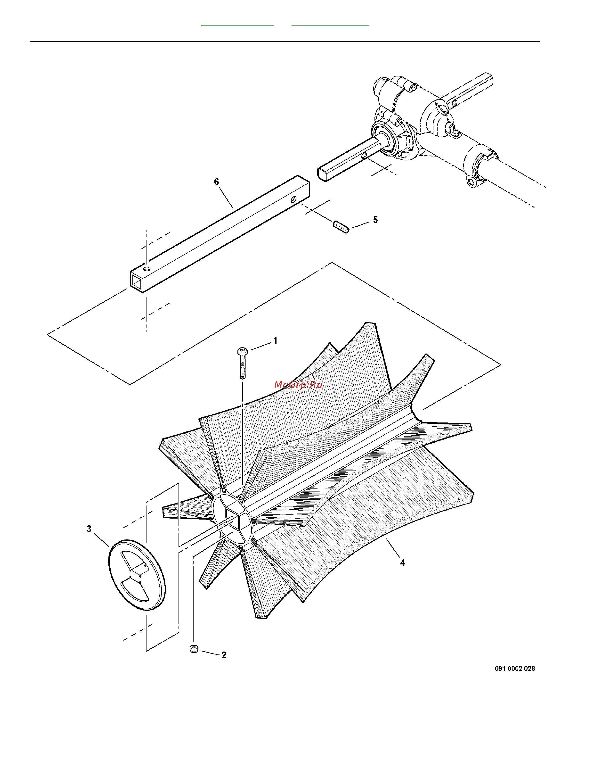 ECHO INCORPORATED ECHO PAS-Щетка (деталировка) [4/12] Pro sweep attachment brush assembly