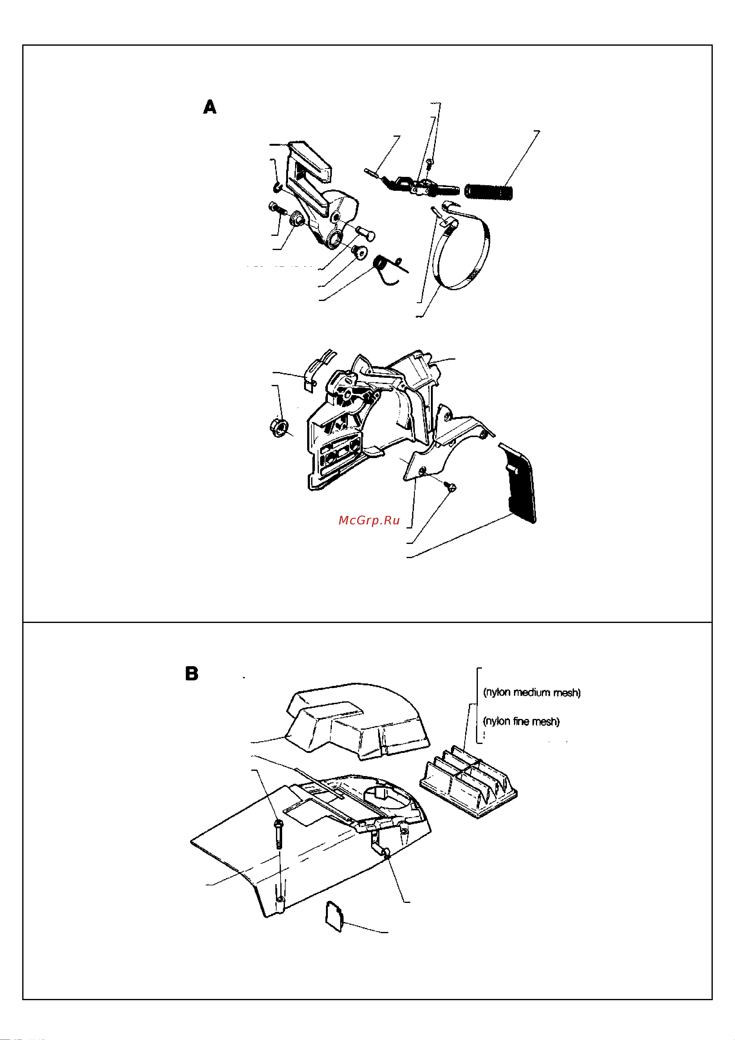 Husqvarna 262 (1992) parts Руководство по эксплуатации онлайн [2/8] 781333