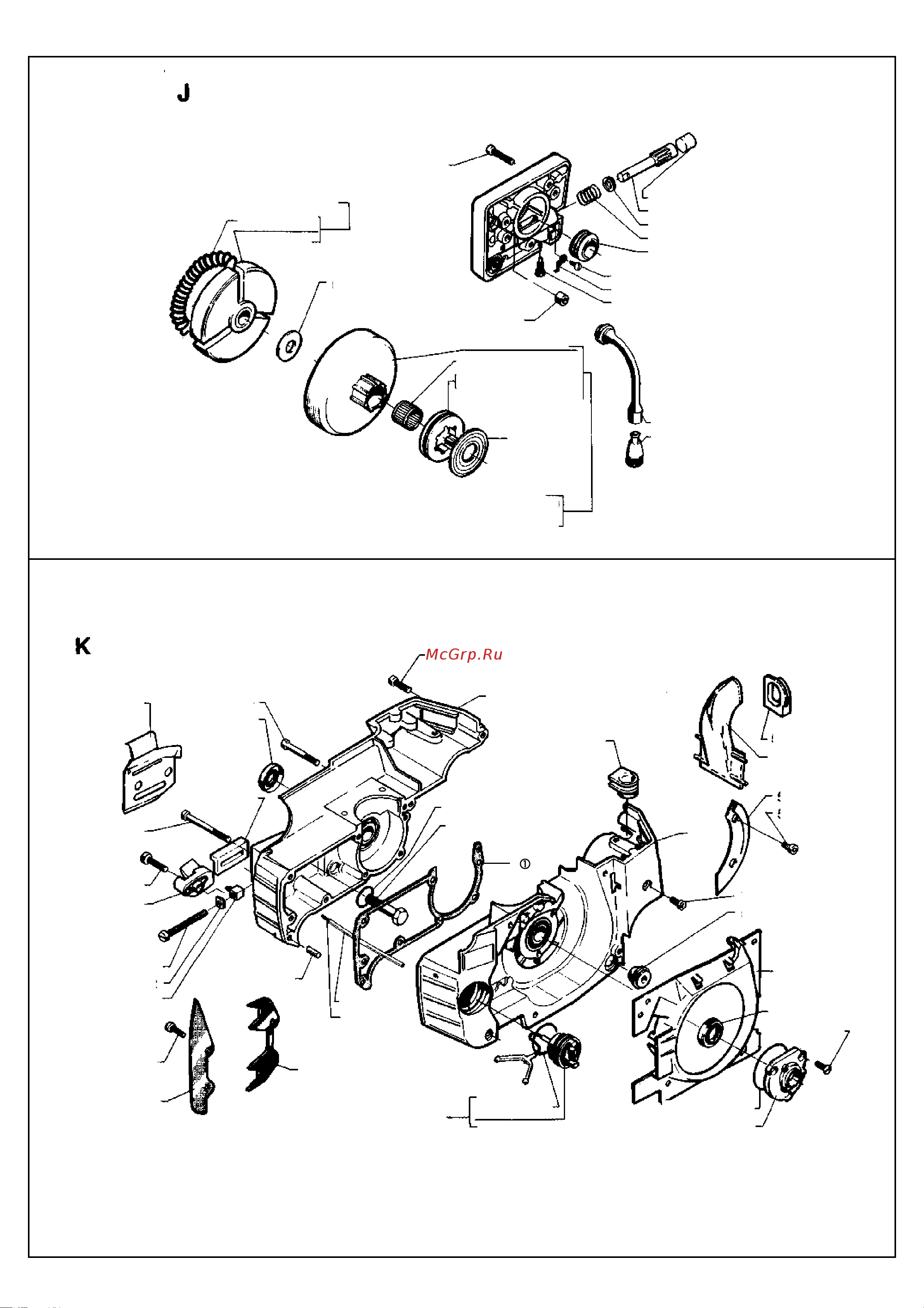 Husqvarna 262 (1992) parts Руководство по эксплуатации онлайн [6/8] 781333
