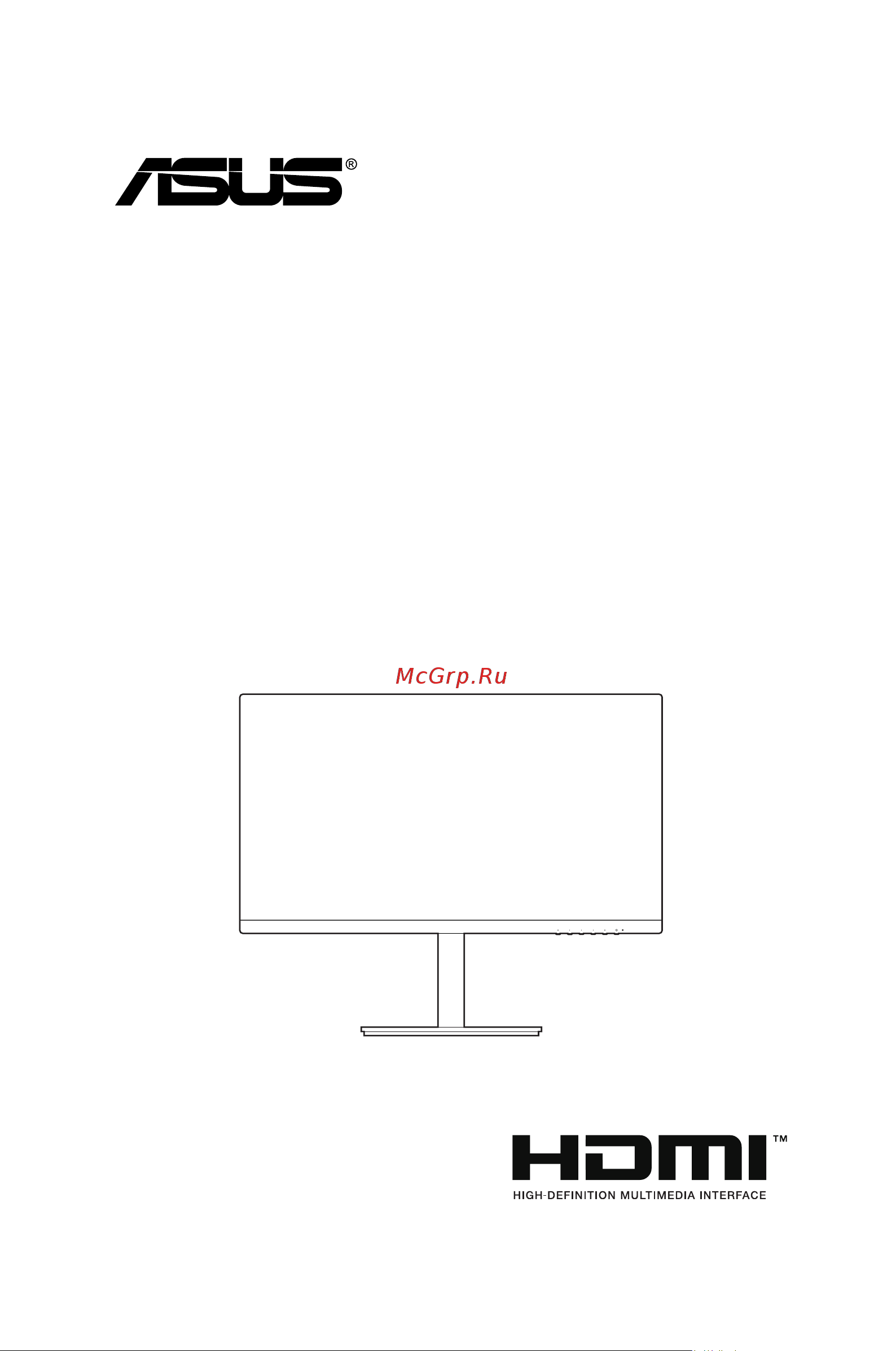 Asus LCD 27 IPS VA27DQSB Руководство по эксплуатации онлайн