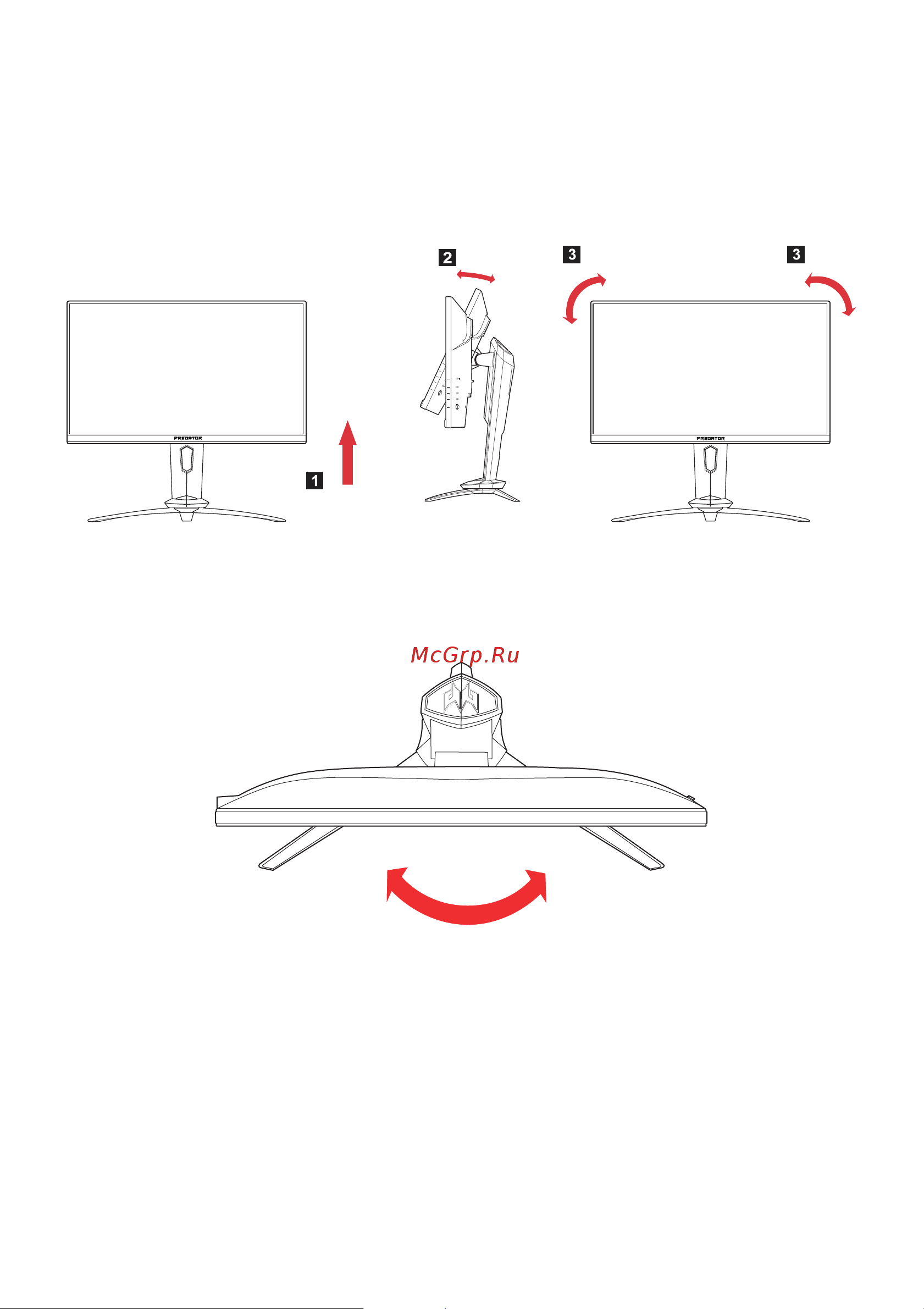 Acer Predator XB253QGWbmiiprzx Руководство по эксплуатации онлайн [14/34] 781347