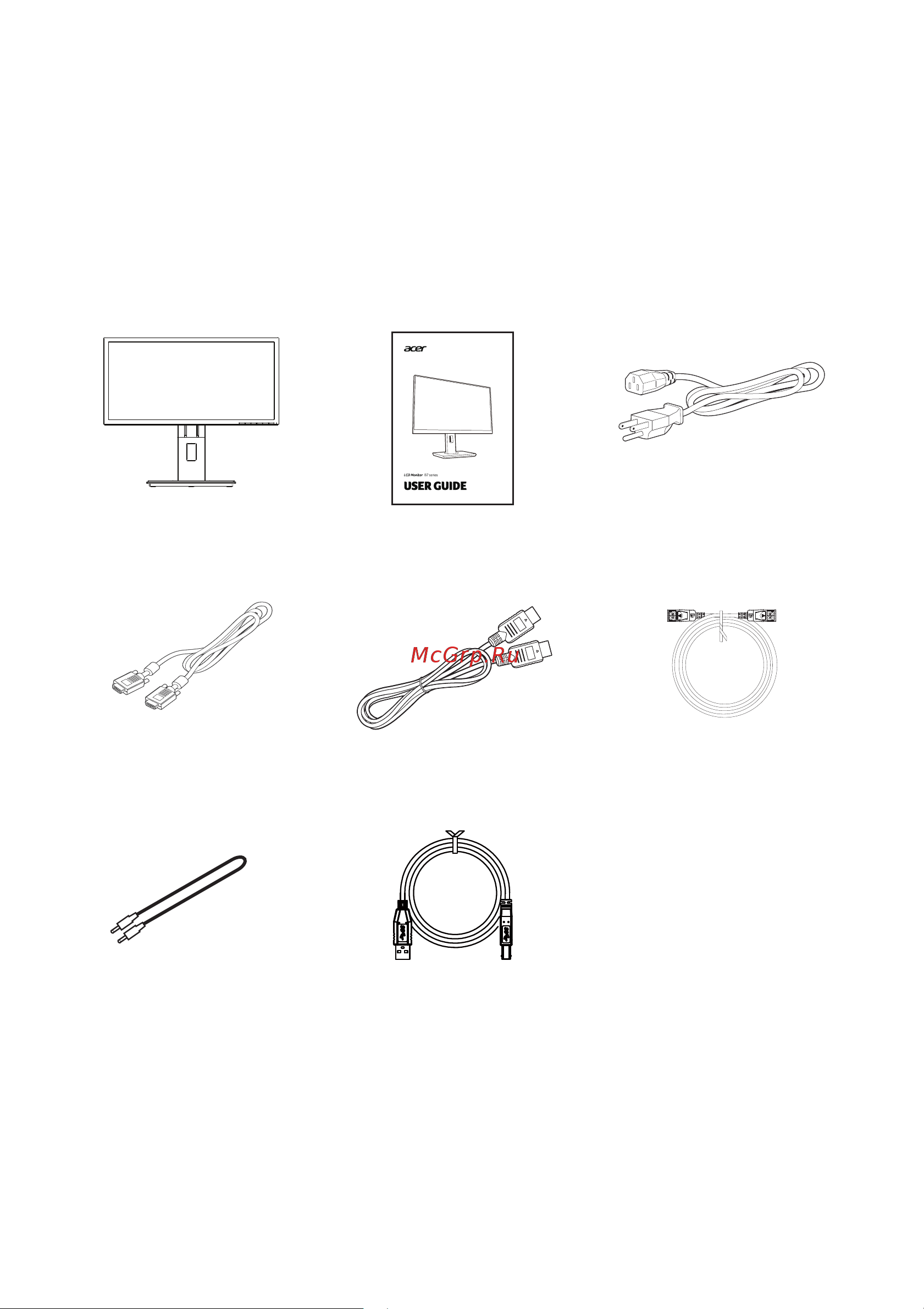 Acer B227Qbmiprzx (UM.WB7EE.006) [11/36] Распаковка