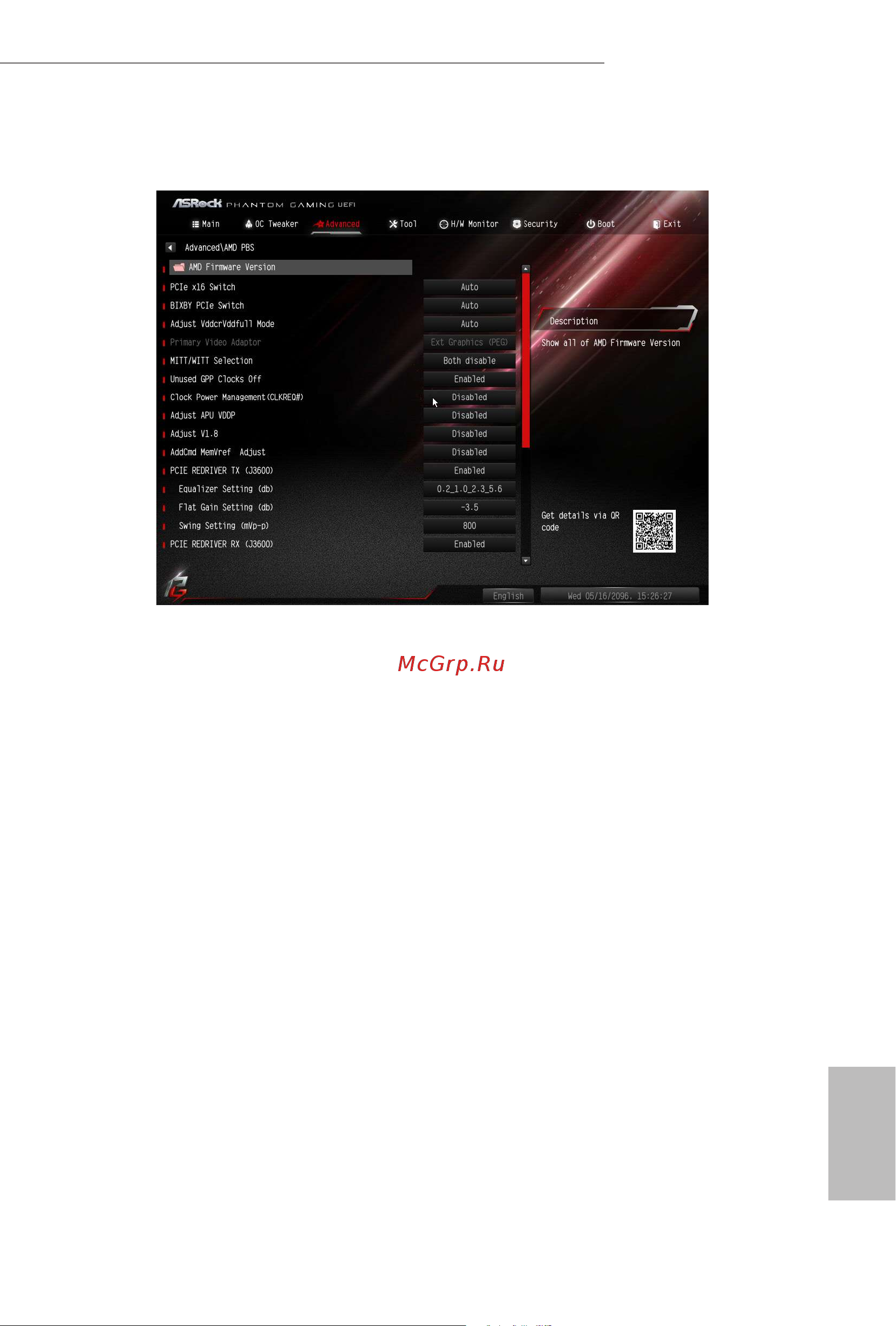 ASRock AMD X570 SAM4 ATX X570 PHANTOM GAMING X [98/110] Amd pbs