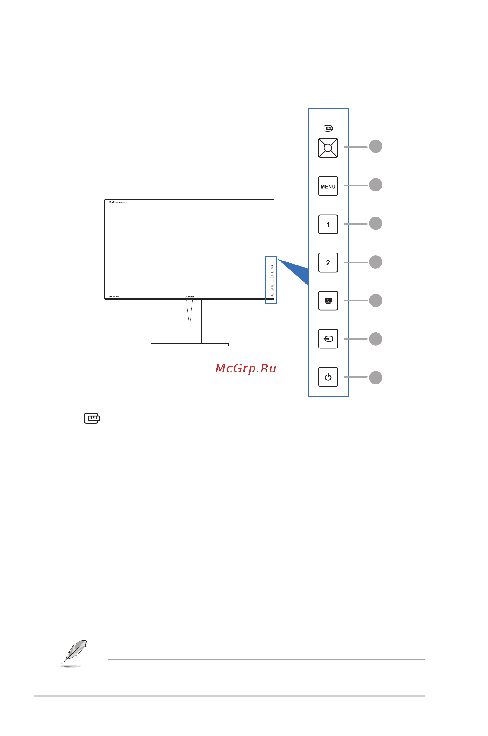 Asus PA279Q [8/32] Вид спереди