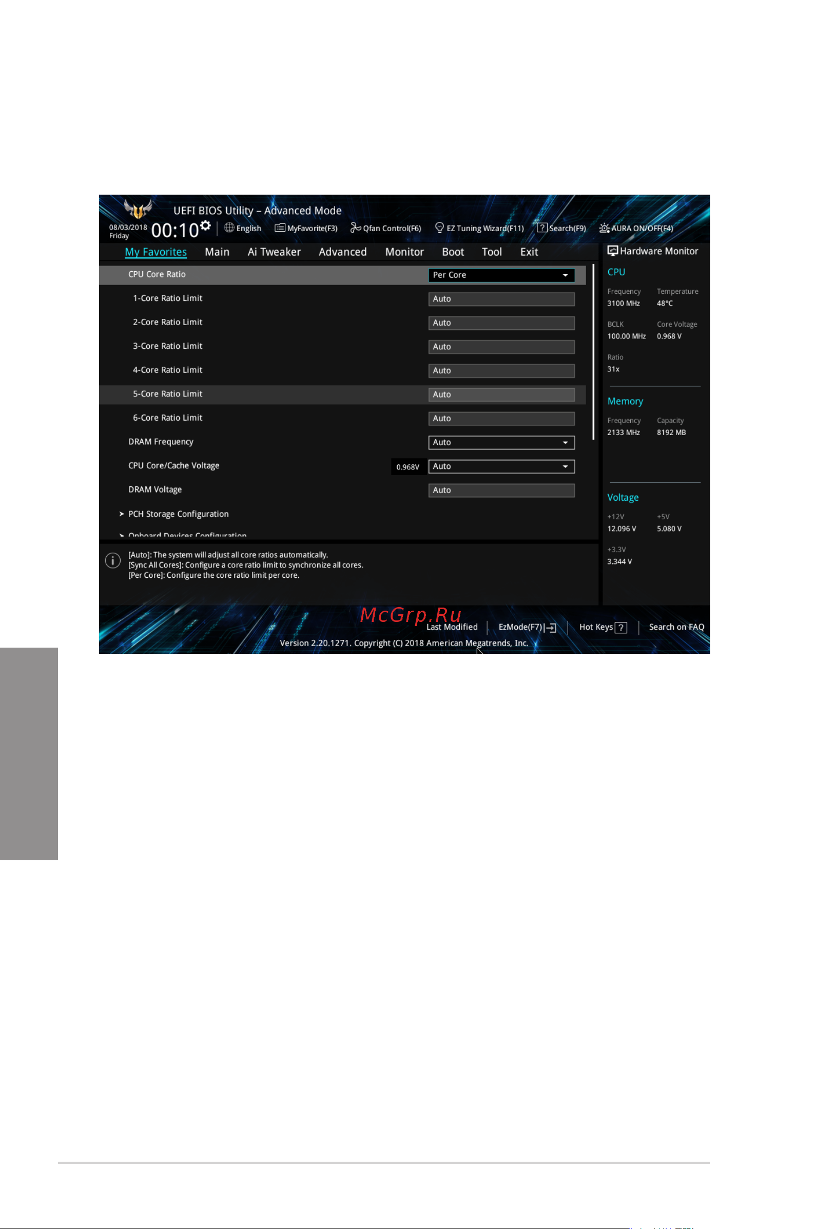 Asus TUF Z390M-PRO GAMING [62/86] My favorites