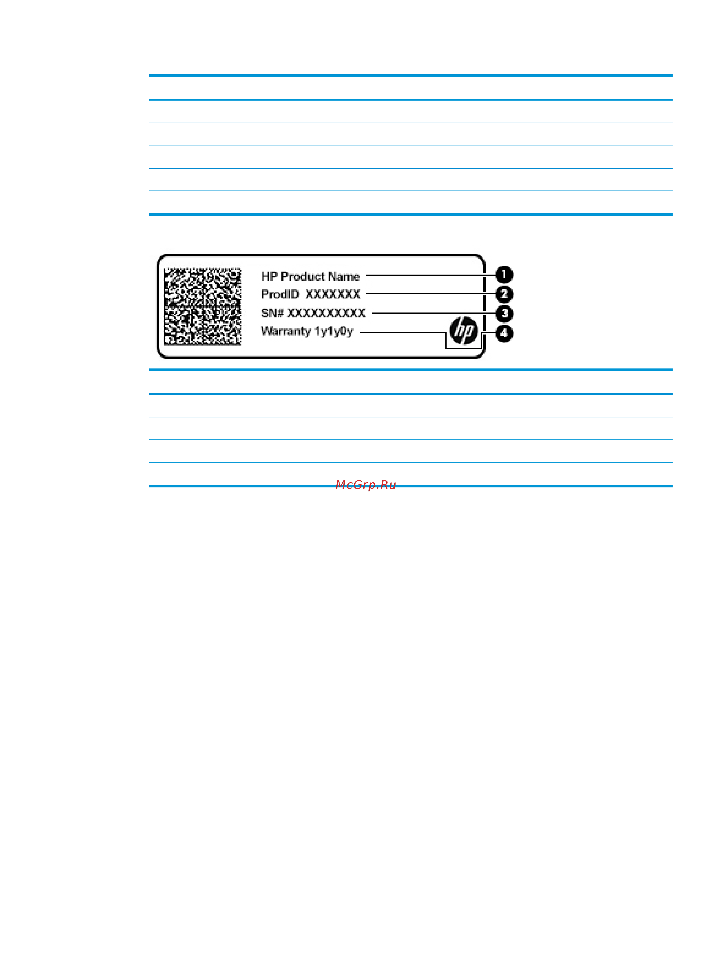 HEWLETT-PACKARD HP x360 11-aa009ur (2EQ08EA) [25/76] Наклейки 13