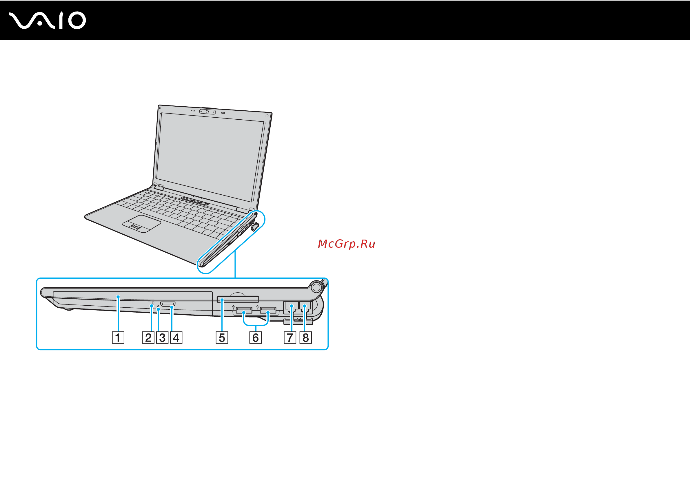 Sony VAIO VGN-SZ1VP [18/225] Вид справа