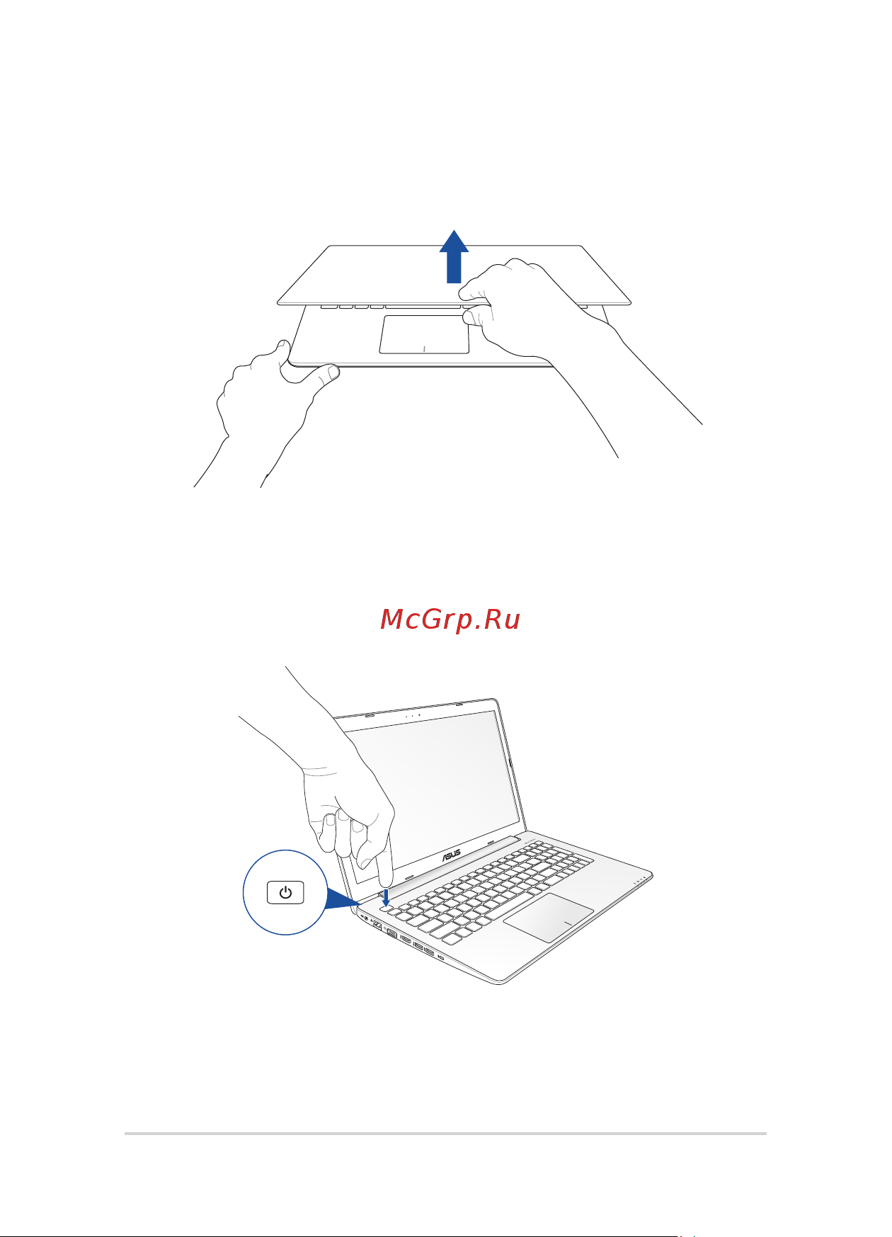 Asus X554LJ-XO1143T 90NB08I8-M18660 [28/122] Откройте крышку