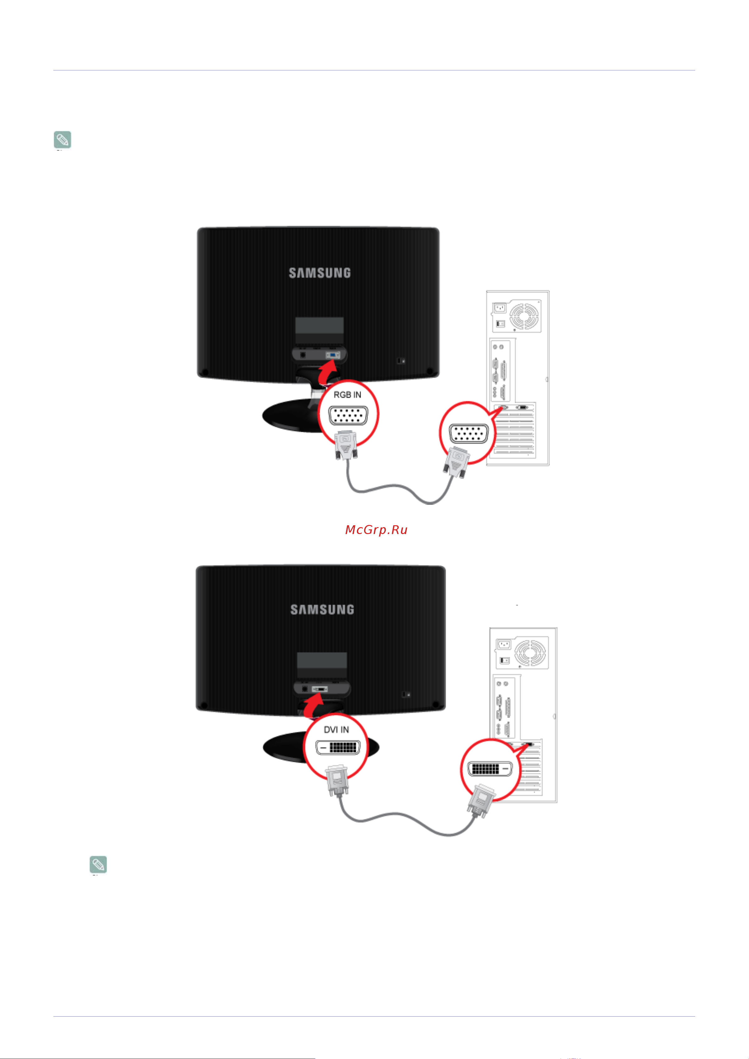 Samsung S23B350B [17/106] 3 подключение монитора