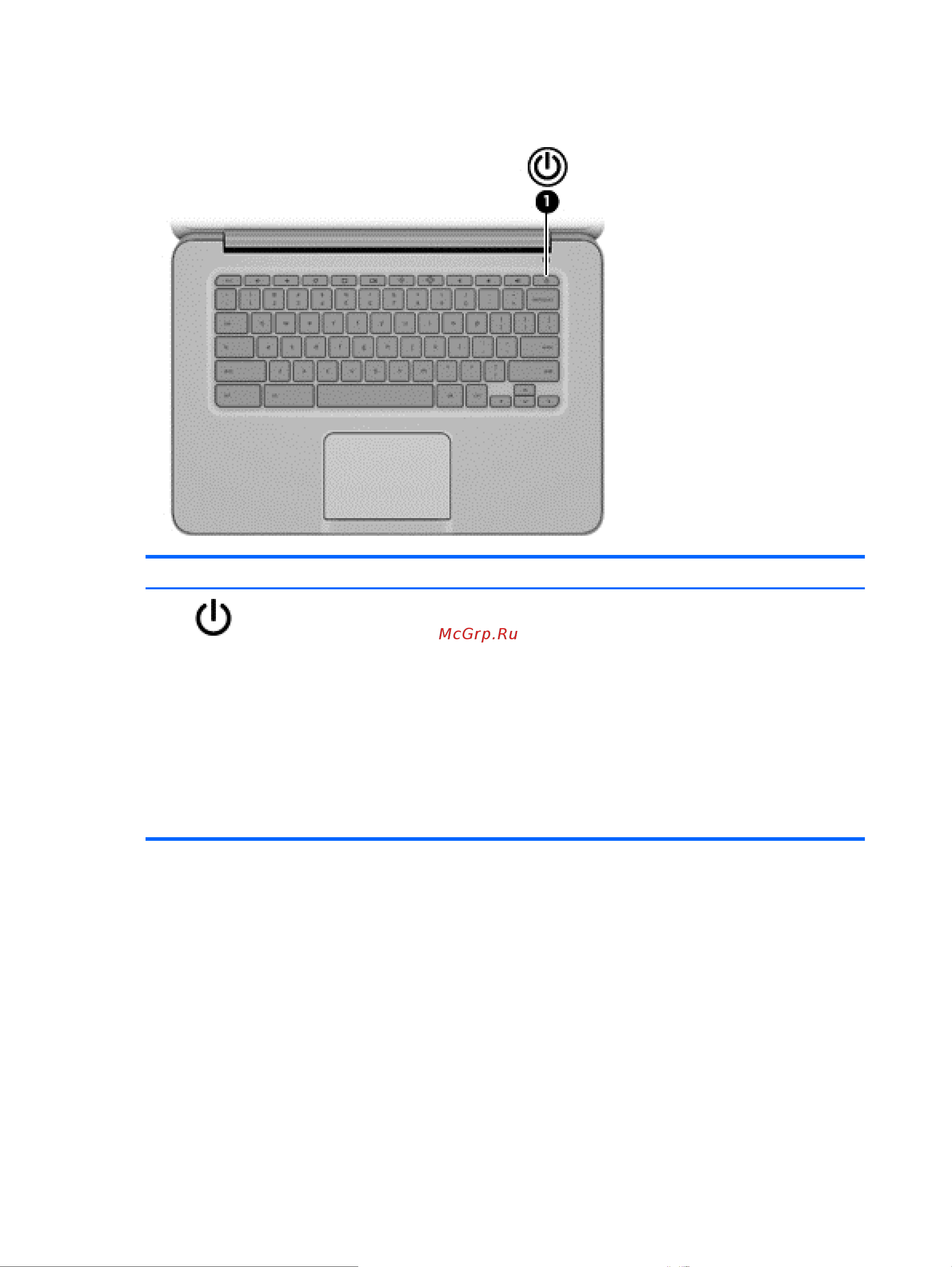 HP Chromebook 14-q000 [12/23] Кнопки