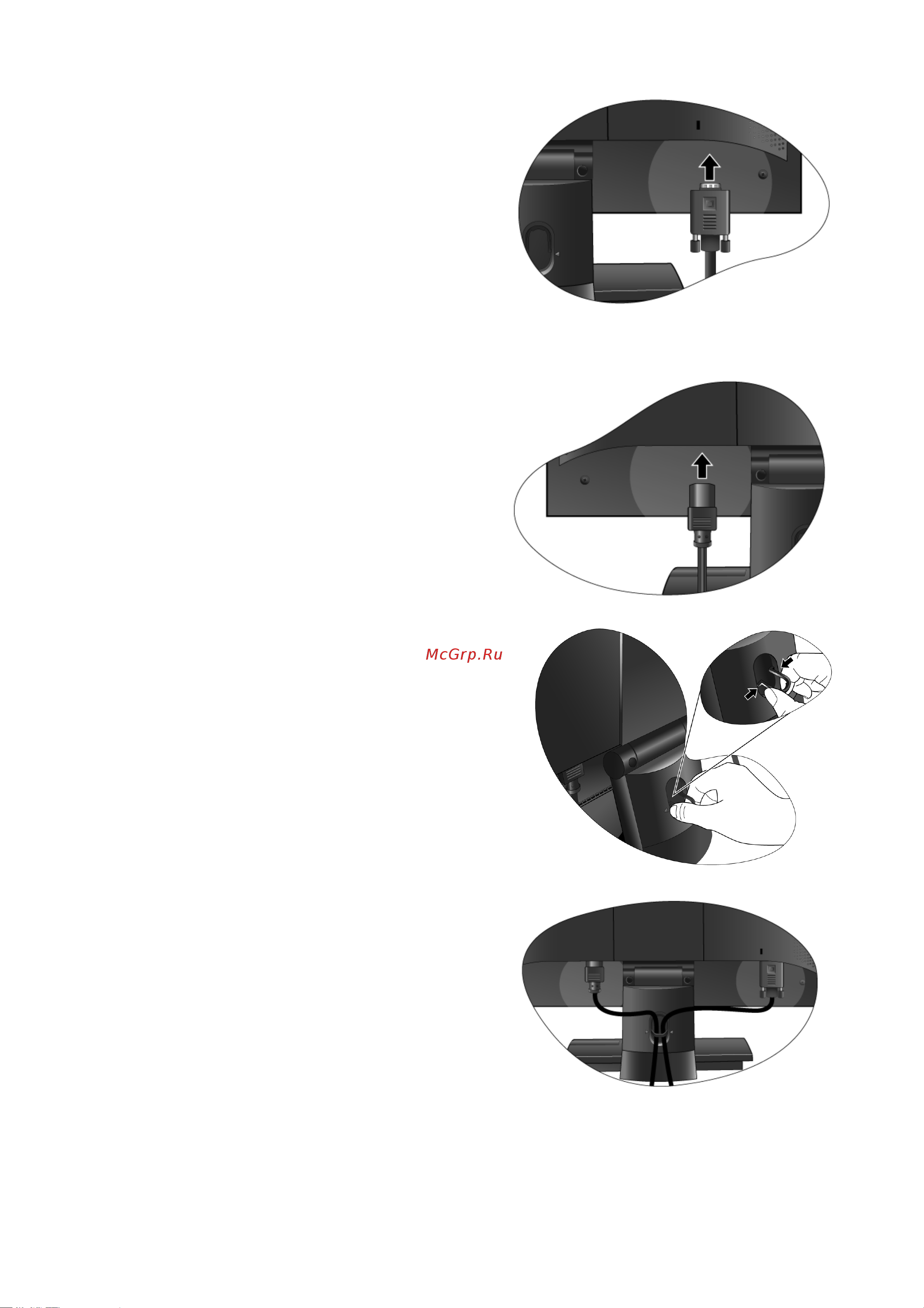 Benq FP222W a [8/36] Connect the pc video cable