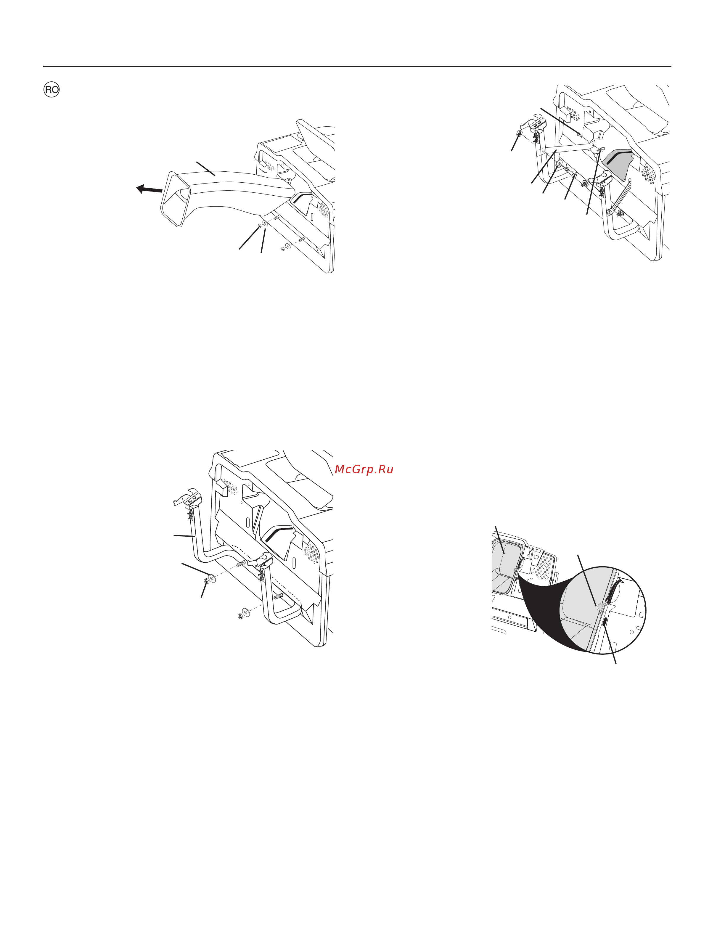 Partner P12597RB [34/84] Montarea pe tractor a părţilor componente ale colectorului