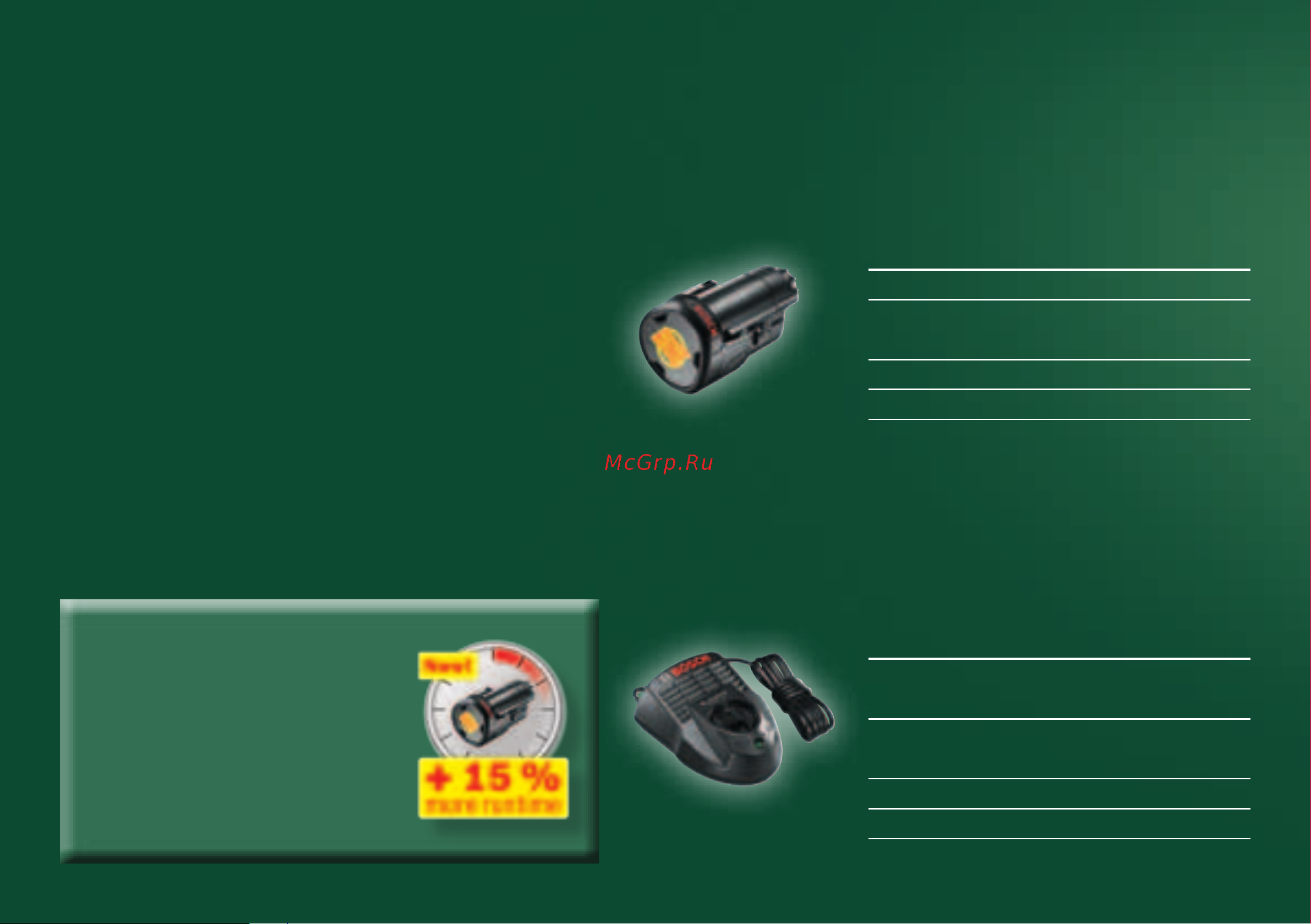 Bosch PLI 10, 8 LI [4/28] Добро пожаловать в аккумуляторную систему 10 8 в