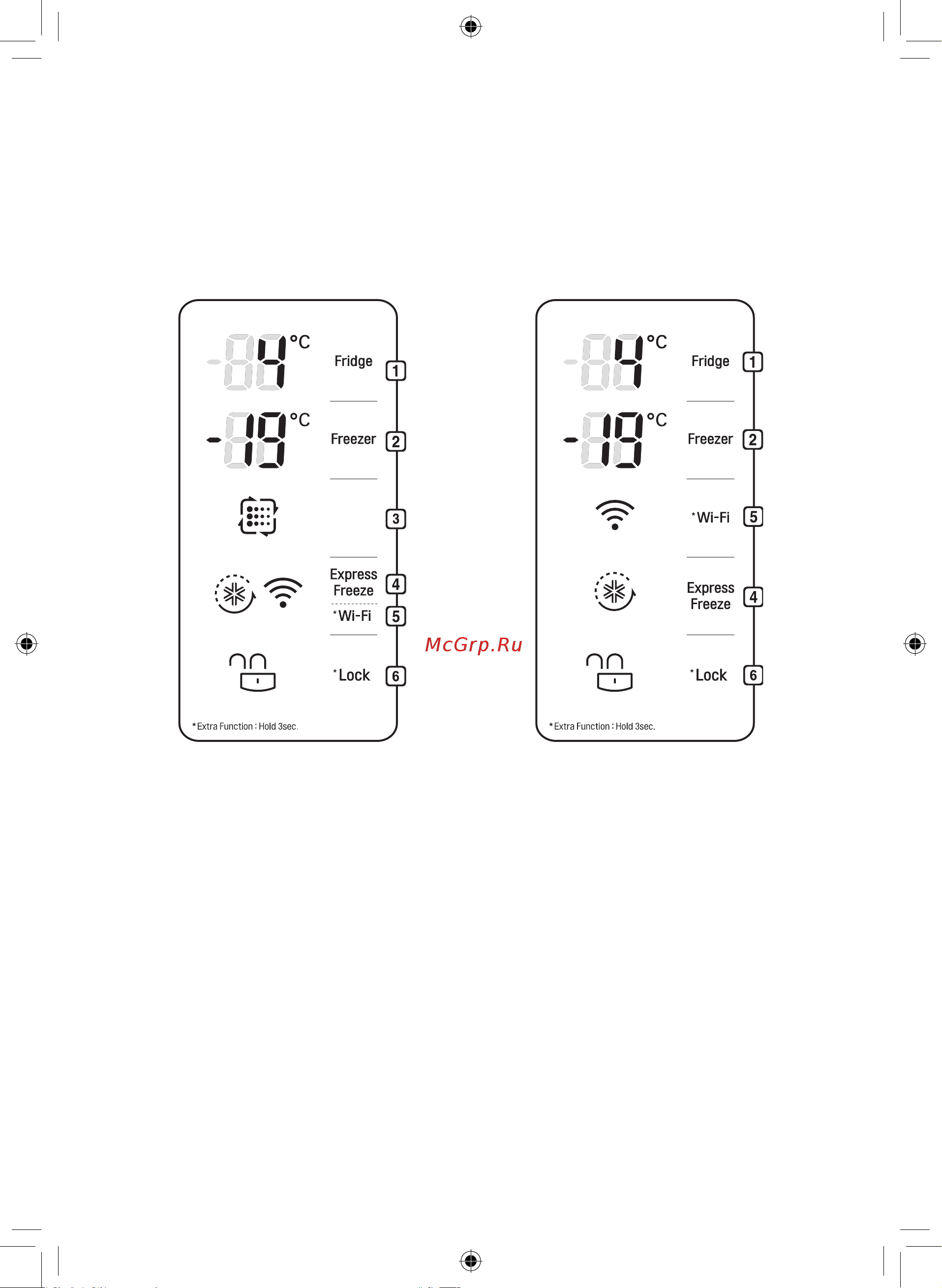 LG GC-B247SMDC [103/124] Использование панели управления