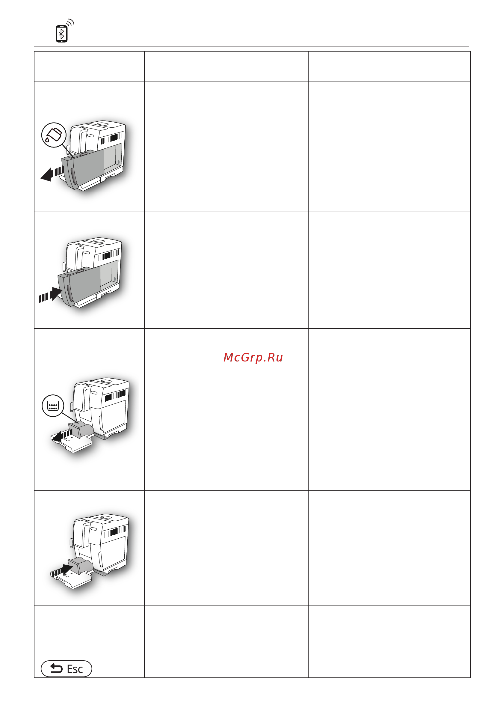 Delonghi Dinamica Plus ECAM 370.95.T [129/220] Komunikaty pojawiające się na wyświetlaczu