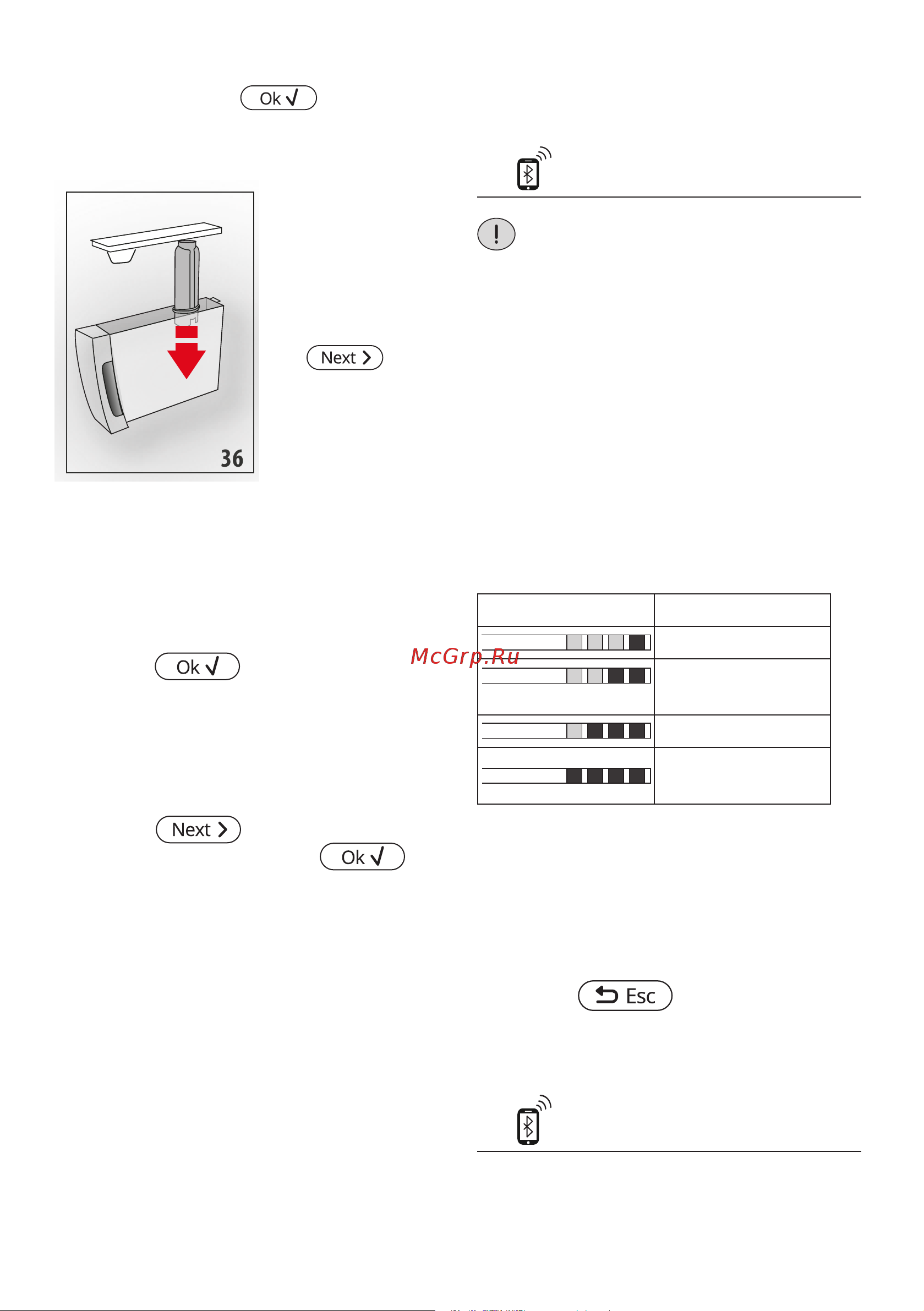 Delonghi Dinamica Plus ECAM 370.95.T [86/220] Naprogramování tvrdosti vody