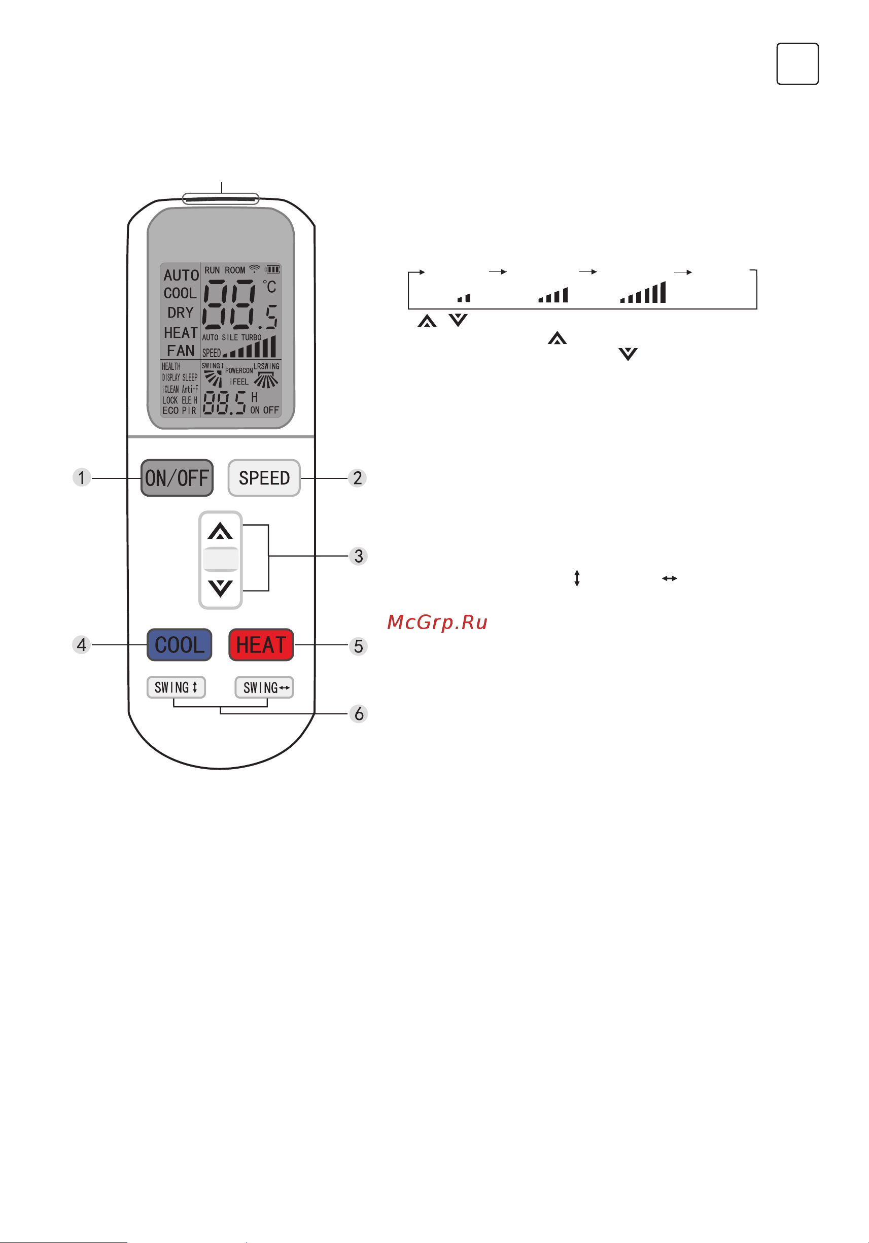 Tesla TA70FFML-24410A [55/60] Buttons description