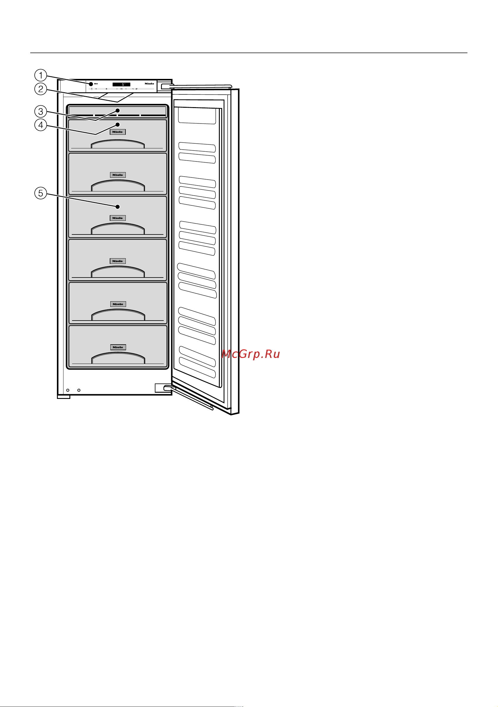 Miele FNS37405i [20/96] Описание прибора