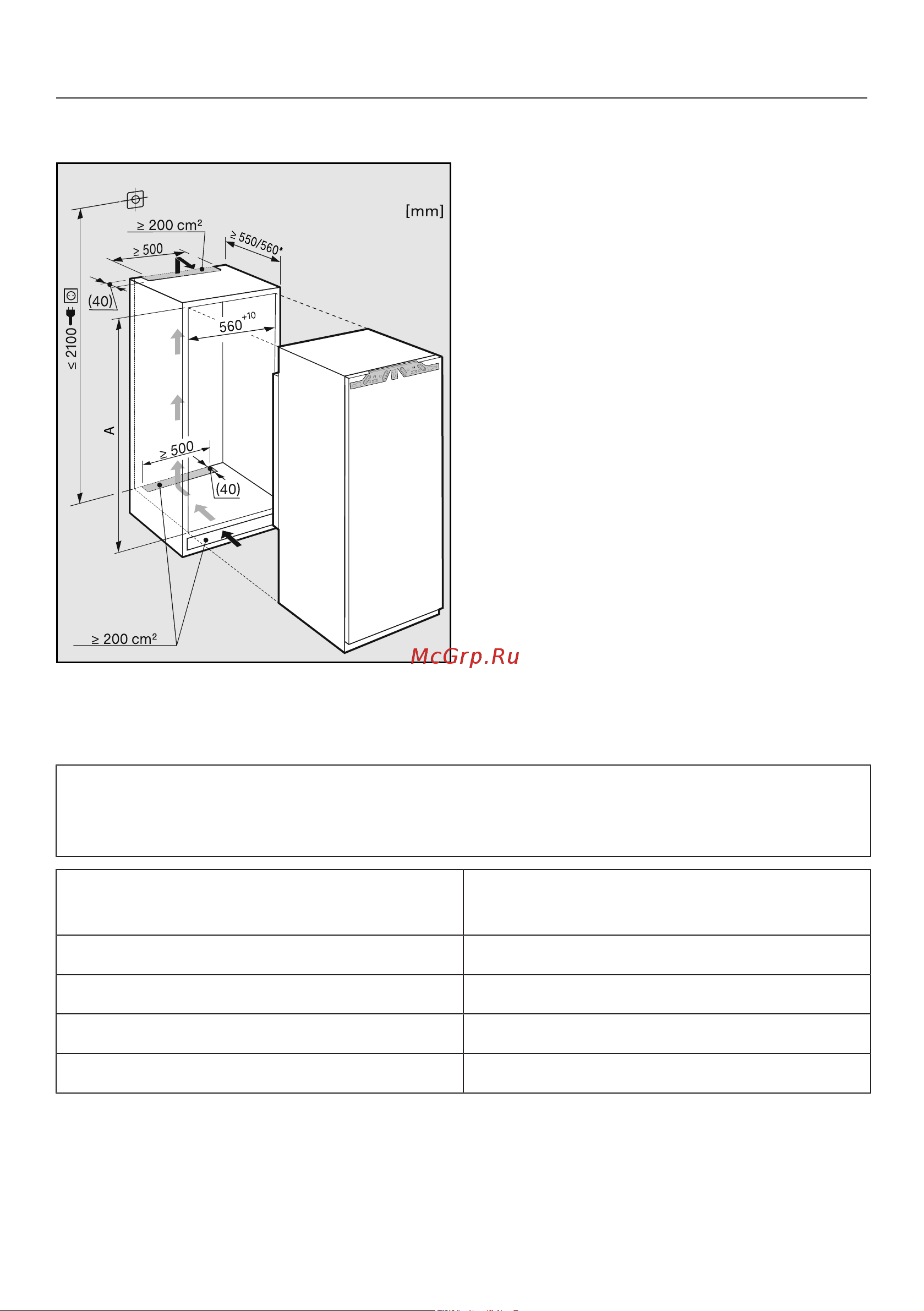 Miele FNS37405i [69/96] Монтаж