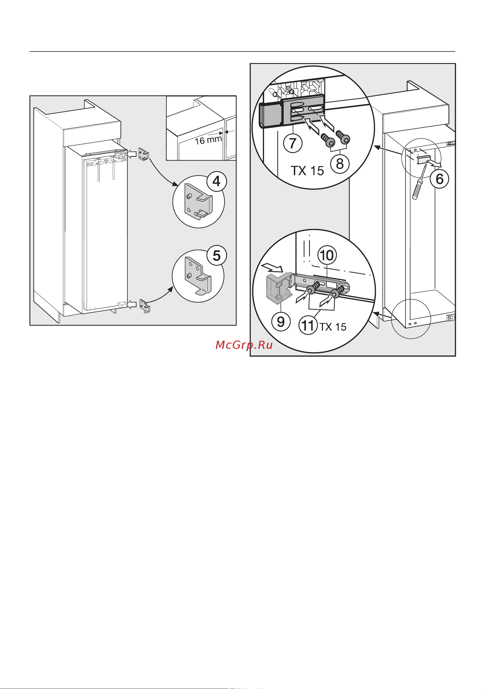 Miele FNS37405i [78/96] Монтаж