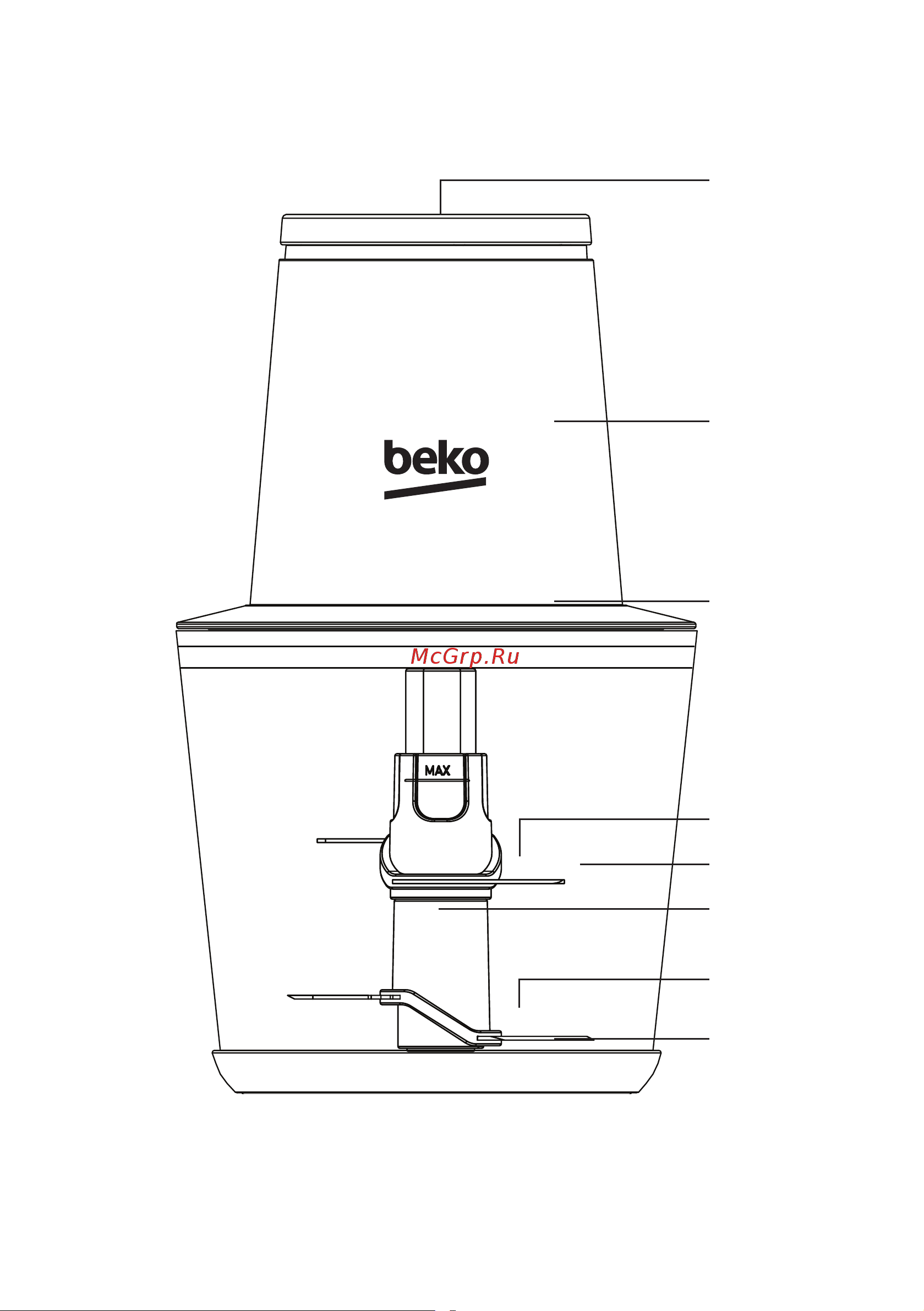 Beko CHP7504W Руководство по эксплуатации онлайн [3/14] 781628