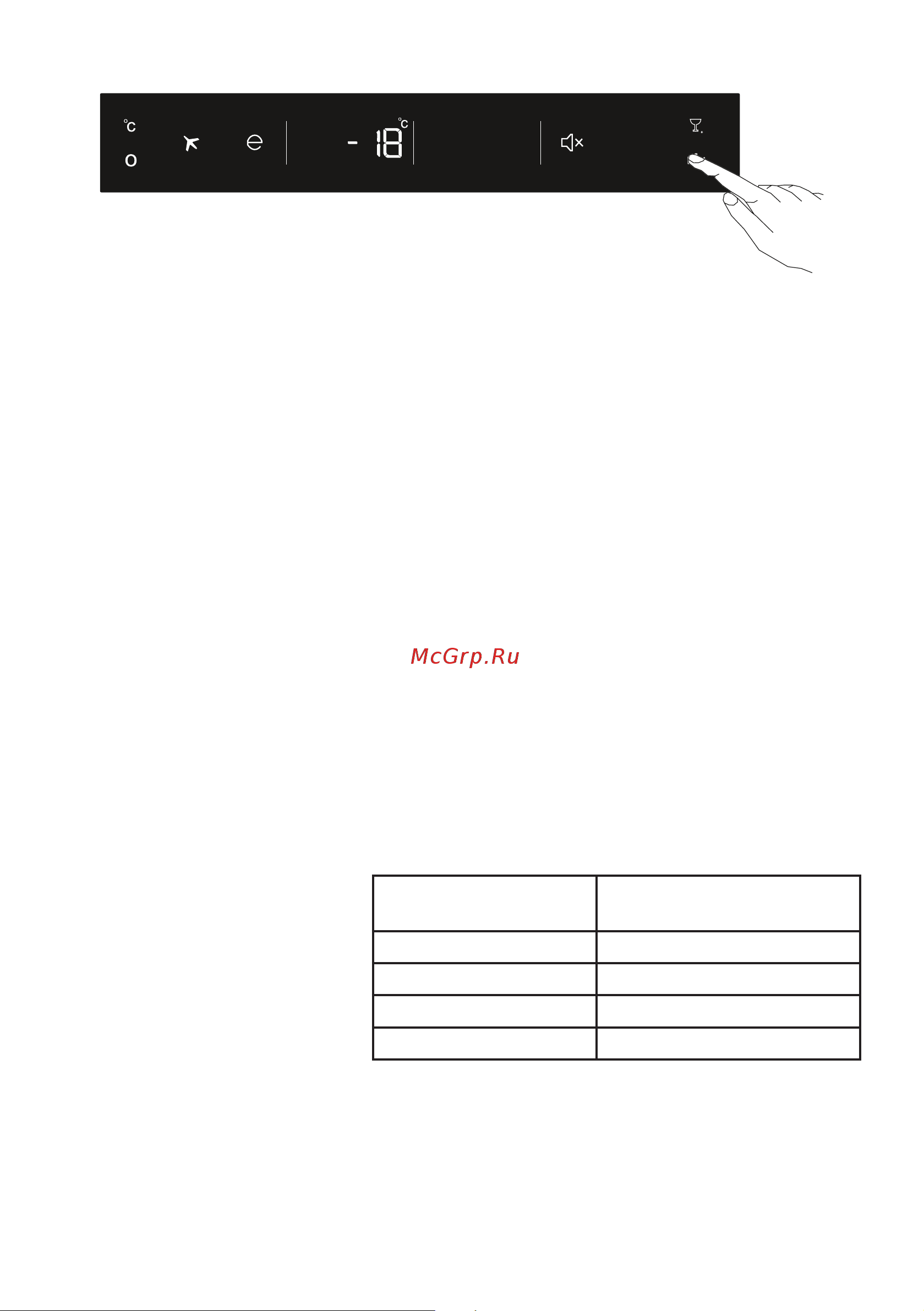 Vestfrost VF391SBBH [12/24] Важные замечания о настройках температуры