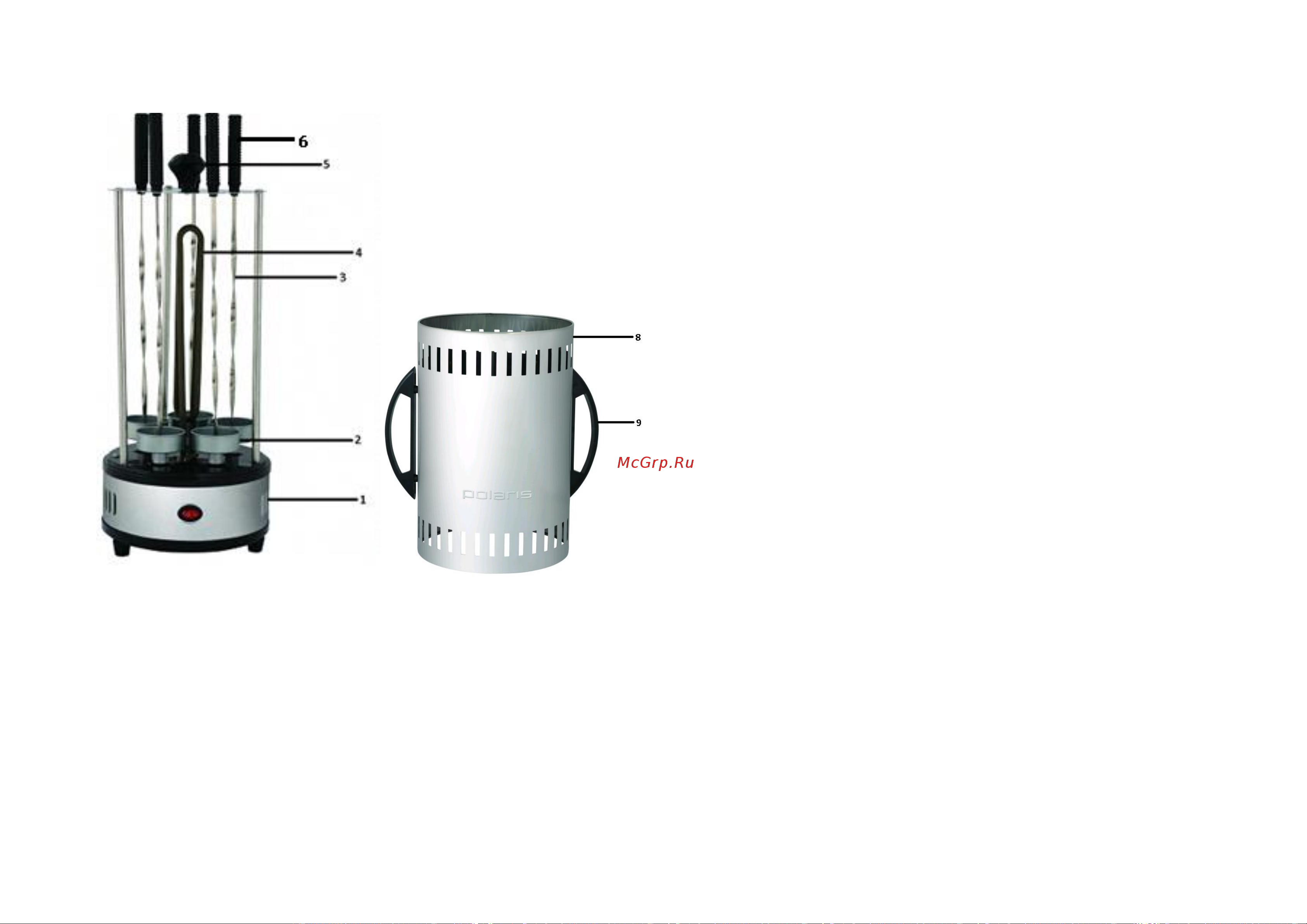 Polaris PEG 0503 [22/29] Құралдың құрылғысы