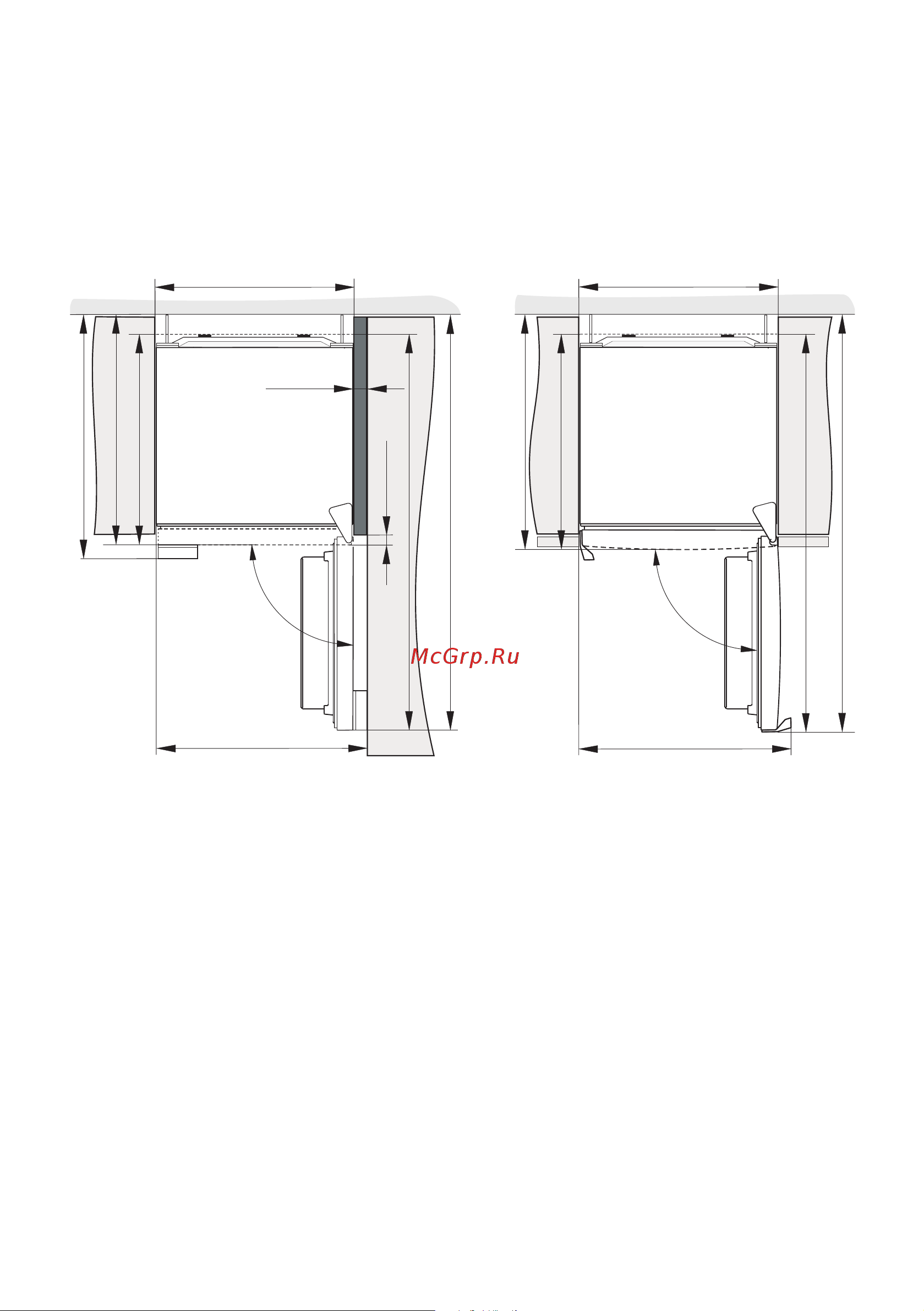 Gorenje NRK6201GHW4 [10/36] В комплект поставки входят два упора которые не позволяют установить прибор слишком близко к стене и крепятся снизу на задней стенке прибора упоры не обязательны к установке однако без них может возрасти потребление электроэнергии не устанавливайте прибор в зоне действия прямых солнечных лучей и рядом с источниками тепла если этого избежать невозможно используйте специальную изоляционную панель