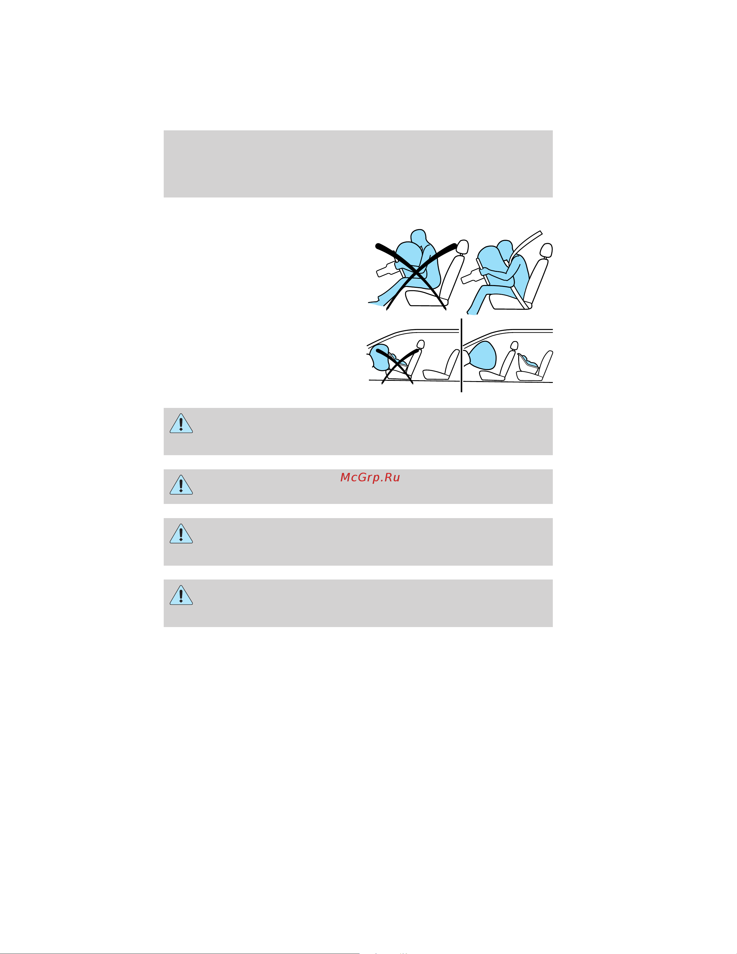 Lincoln MKS (2010) [165/362] Important supplemental restraint system precautions