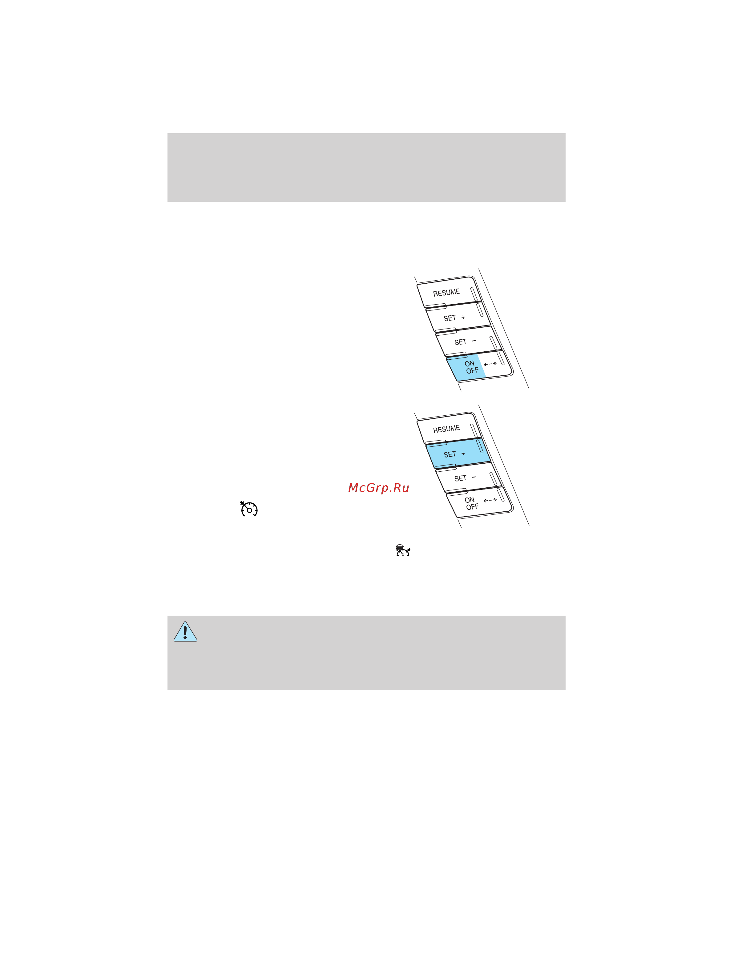 Lincoln MKS (2010) [83/362] Setting adaptive cruise control