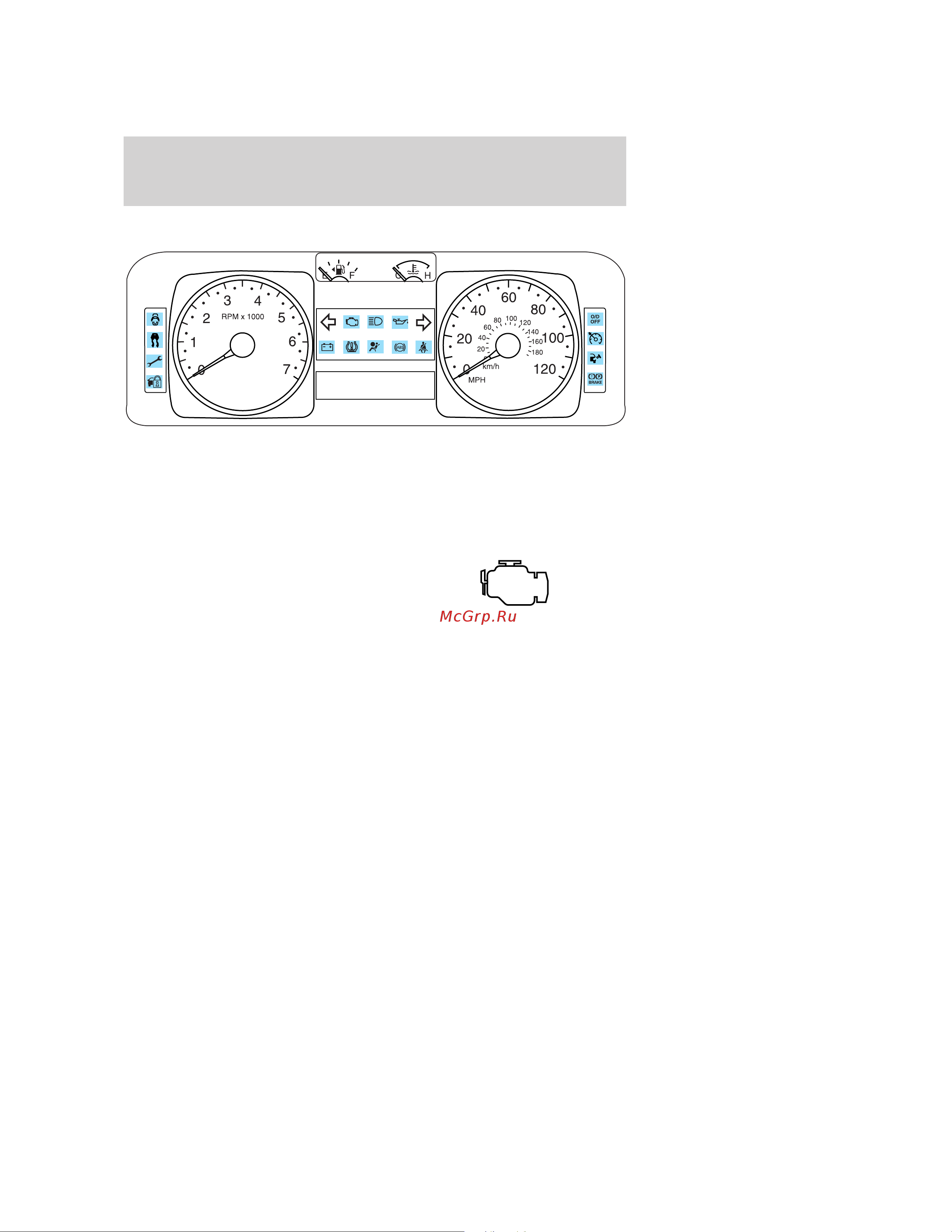 Lincoln MKZ (2009) [12/292] Warning lights and chimes