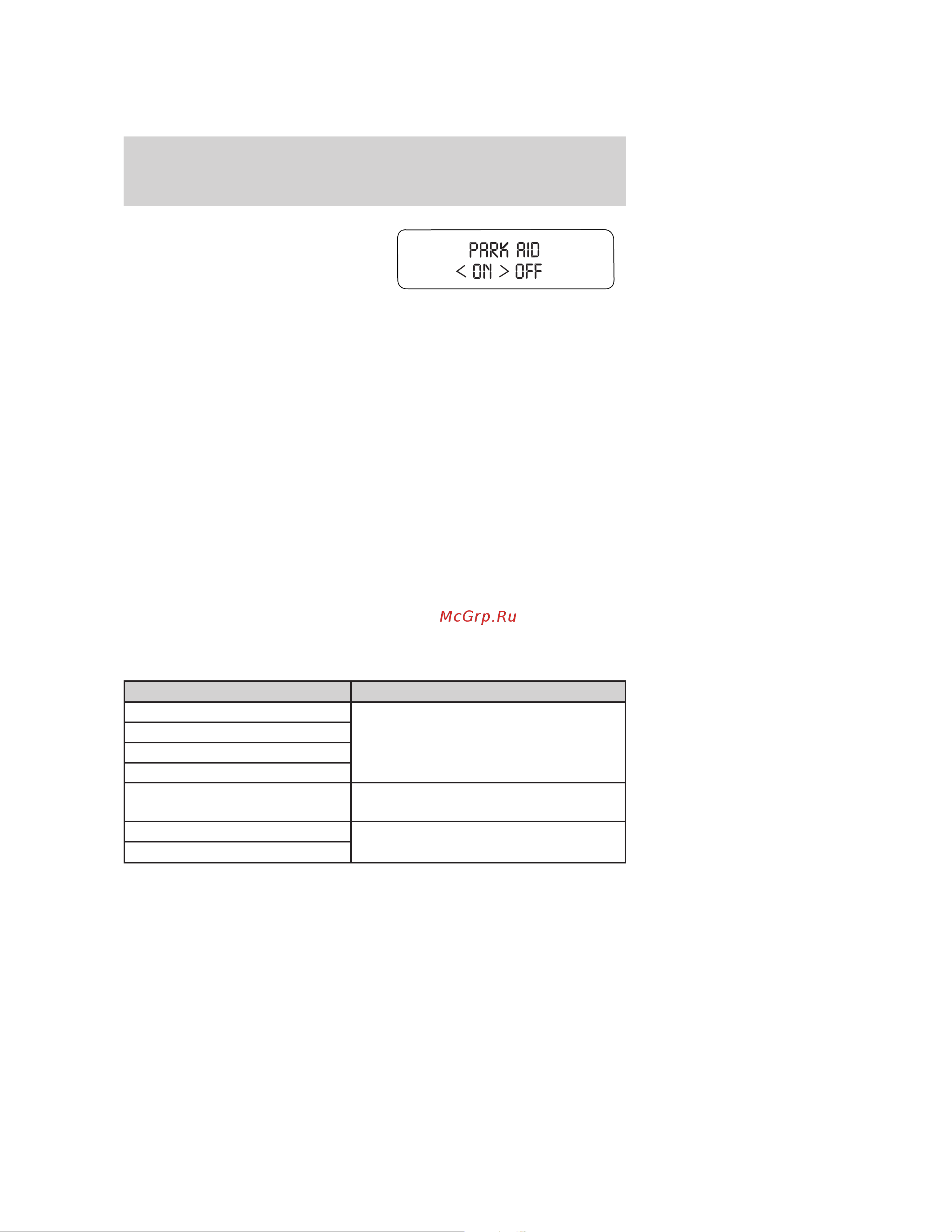 Lincoln MKZ (2009) [78/292] System warnings