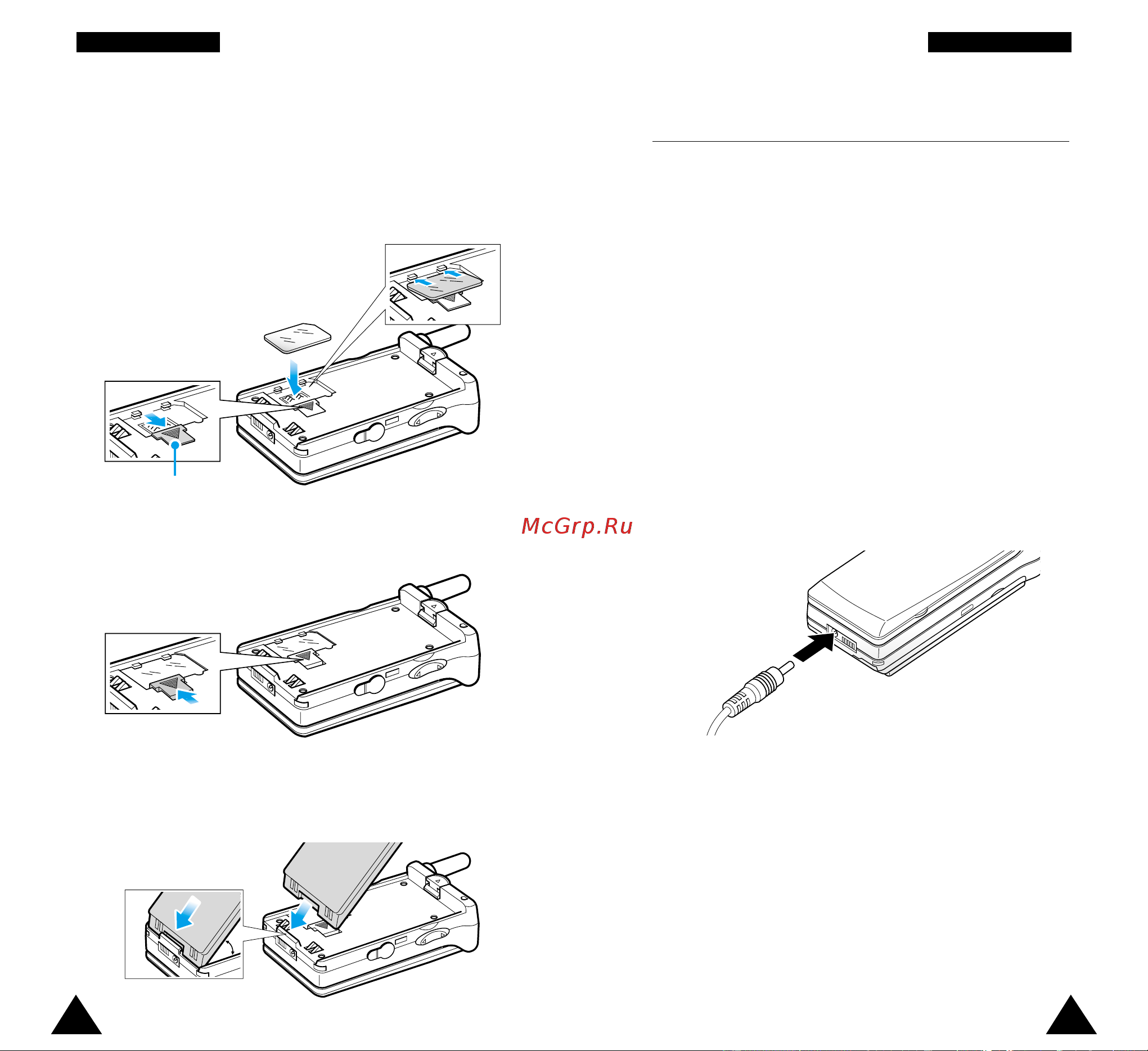 Samsung SGH-A100GA [10/65] Charging a battery