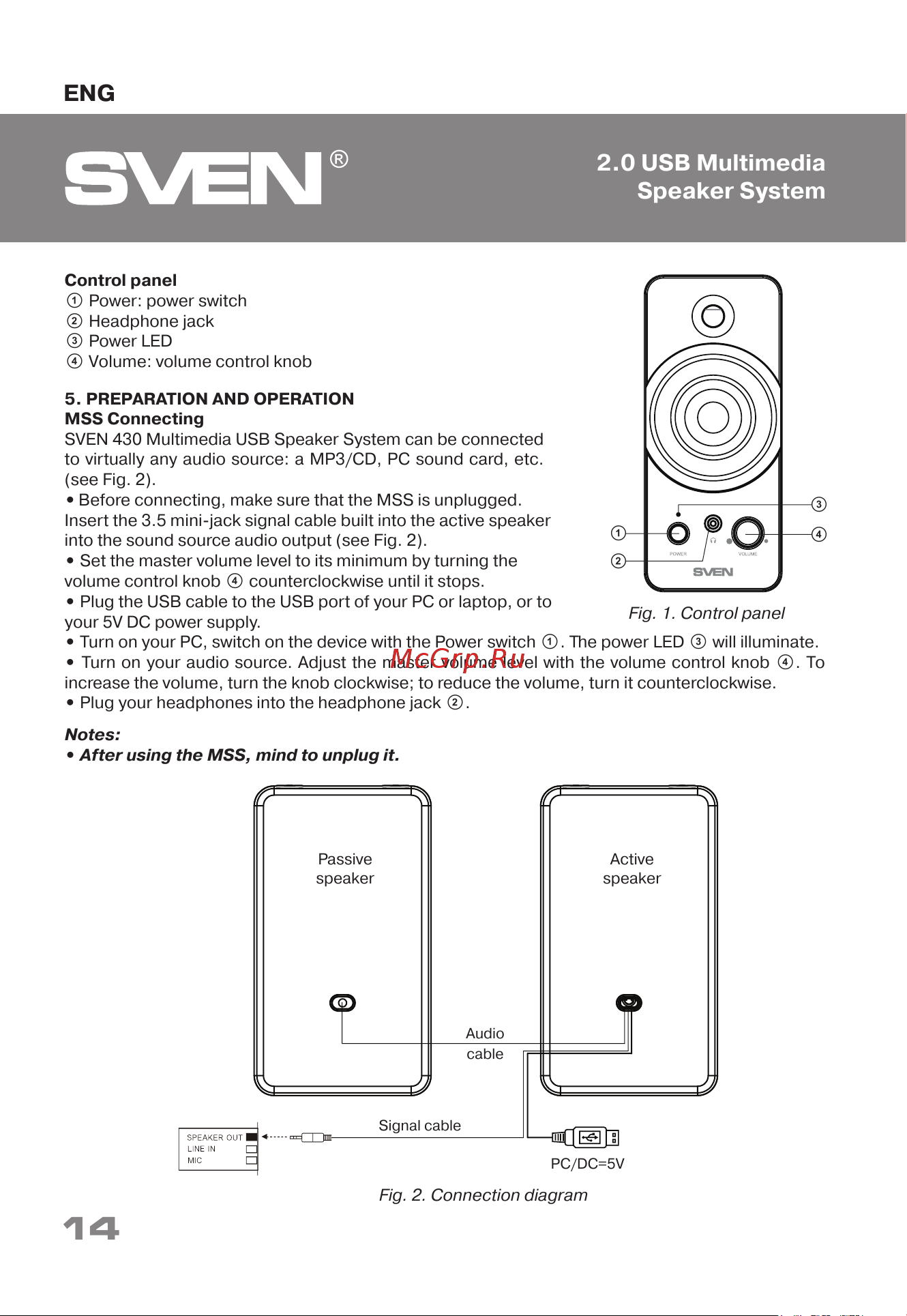 Sven 430 SV-016302 [14/16] Usb multimedia