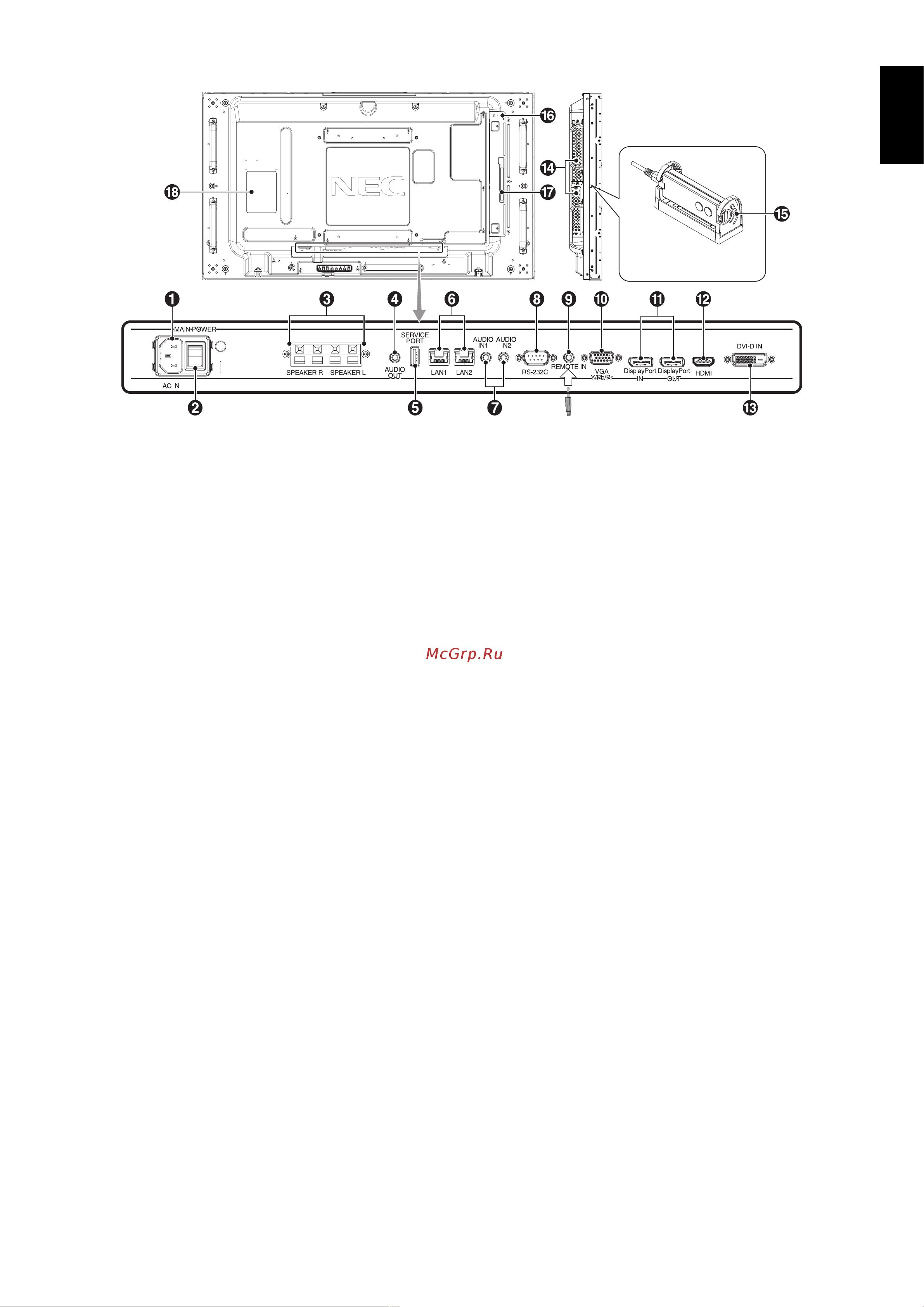 Nec MultiSync X464UN-2 [11/57] English