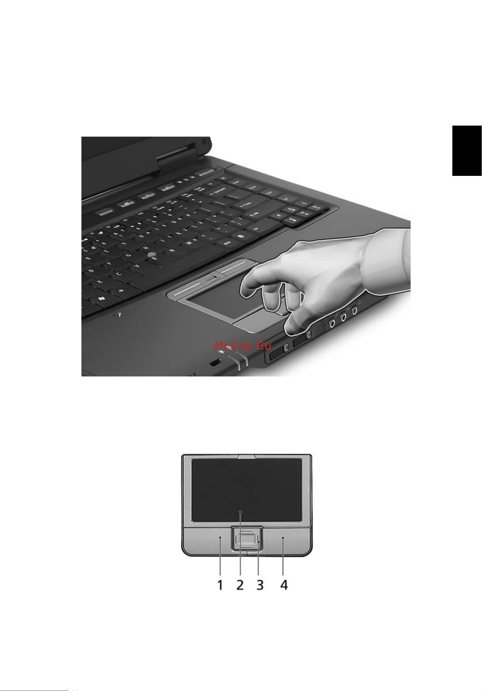 Acer TravelMate 6592 [55/106] Сенсорная панель