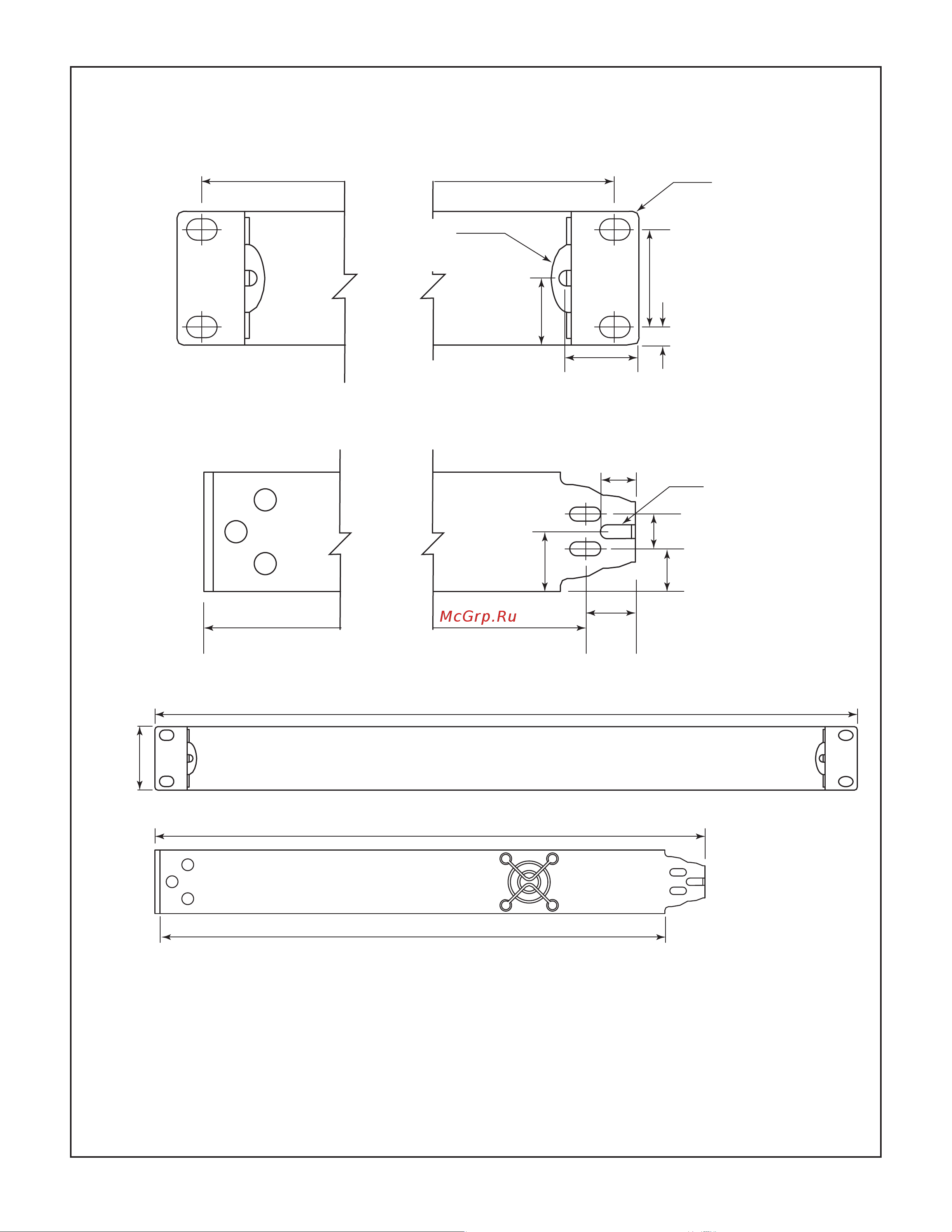 QSC MP-A20V [11/14] Размеры