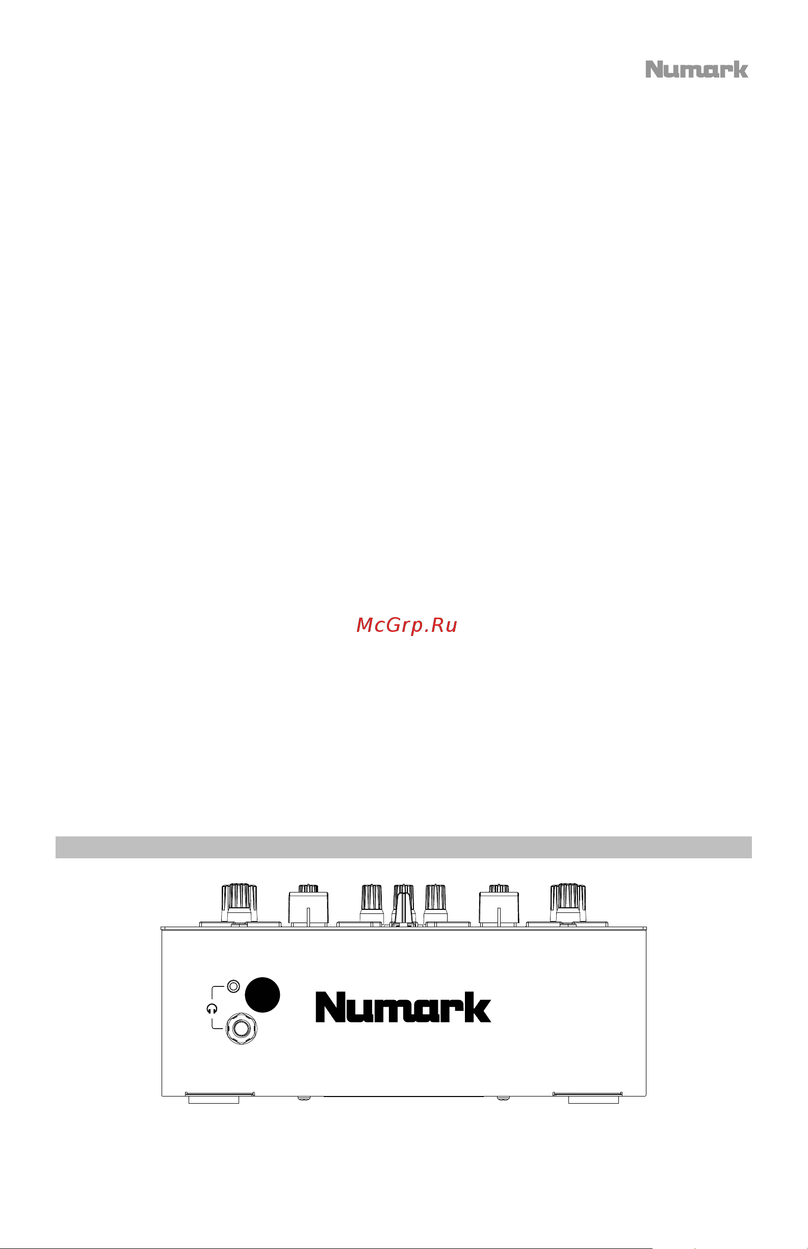 Numark Scratch [7/52] Front panel