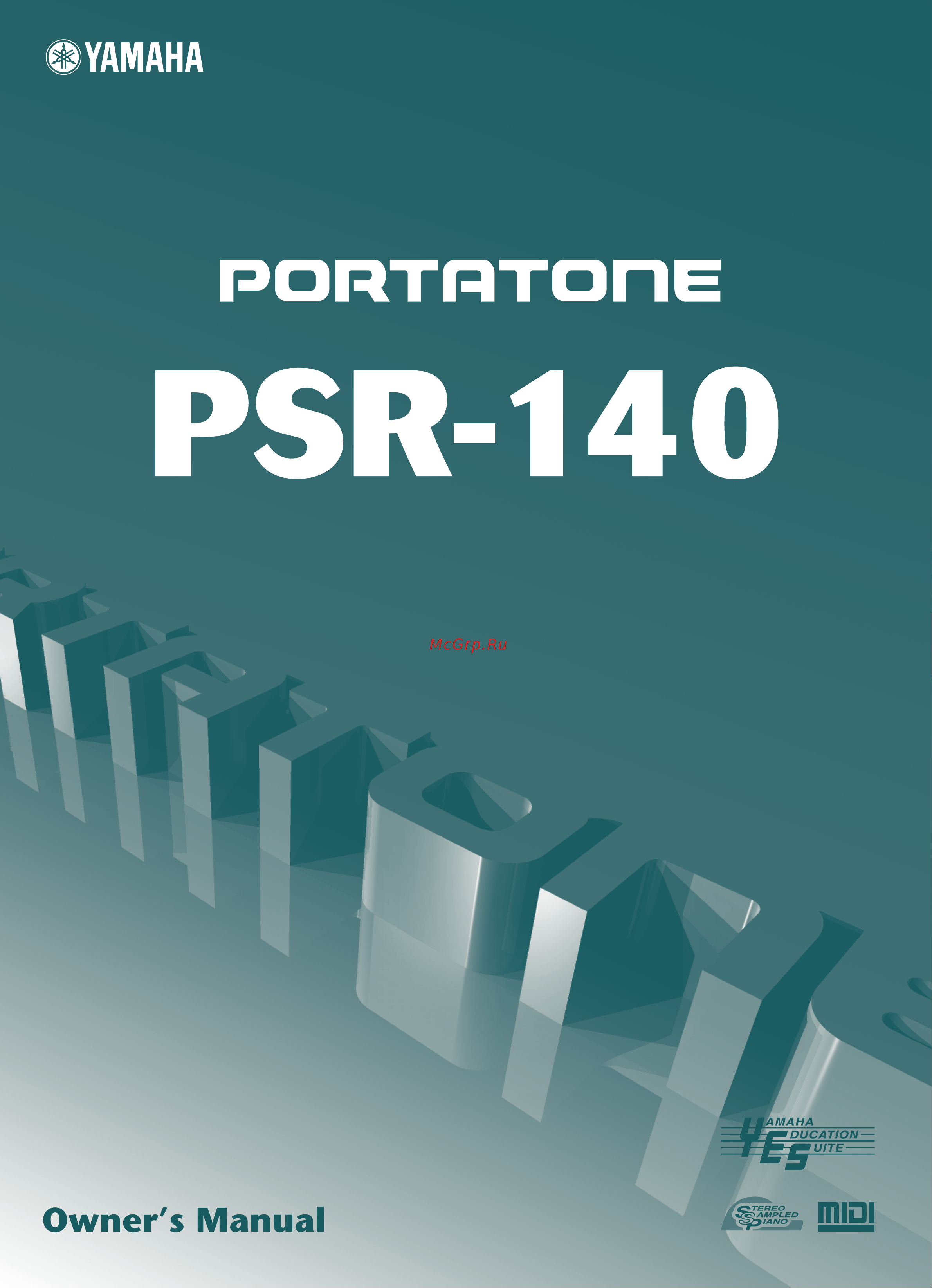 Yamaha PSR-140 Руководство по эксплуатации онлайн