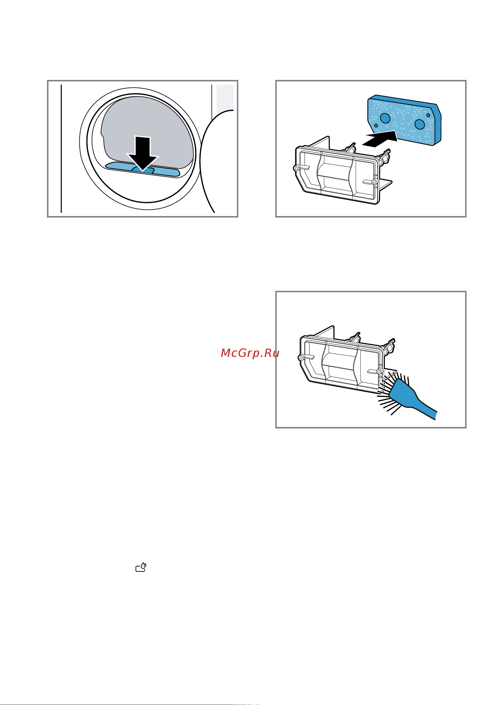 Bosch WQG24100OE [34/52] Очистка системы фильтров нижнего сервисного отсека