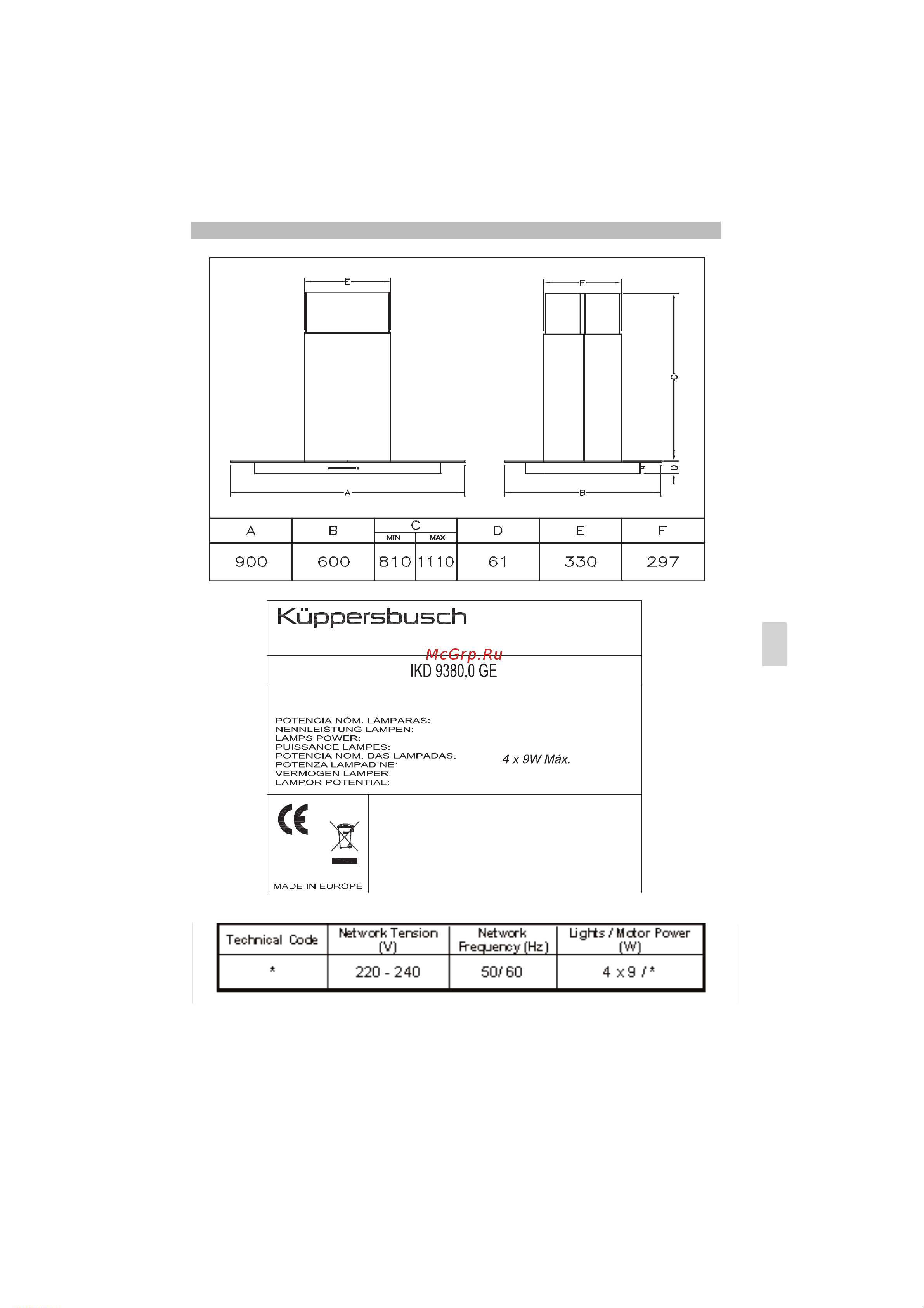 Kuppersbusch IKD 9380.1GE Руководство по эксплуатации онлайн [17/55] 782082
