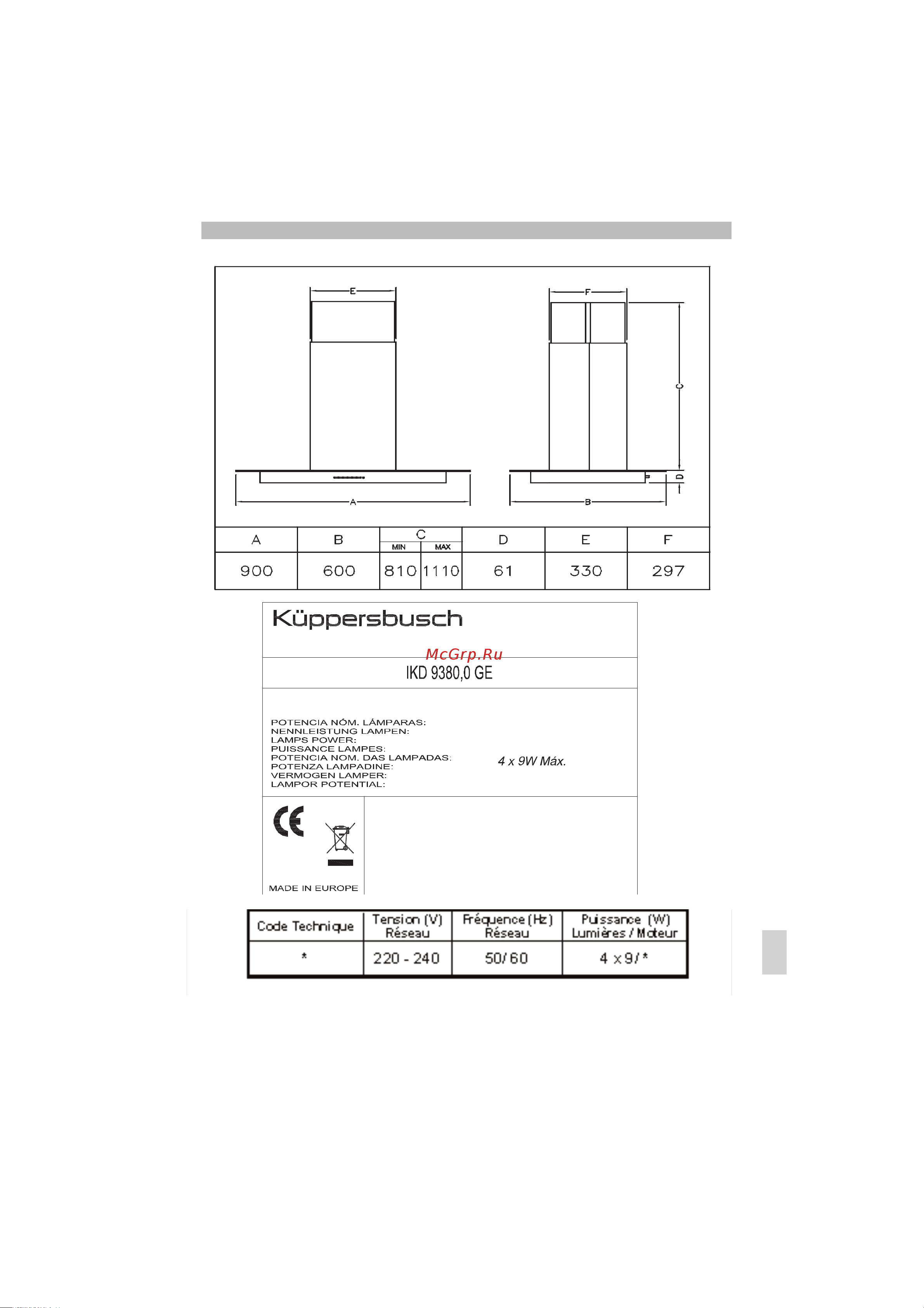Kuppersbusch IKD 9380.1GE Руководство по эксплуатации онлайн [23/55] 782082