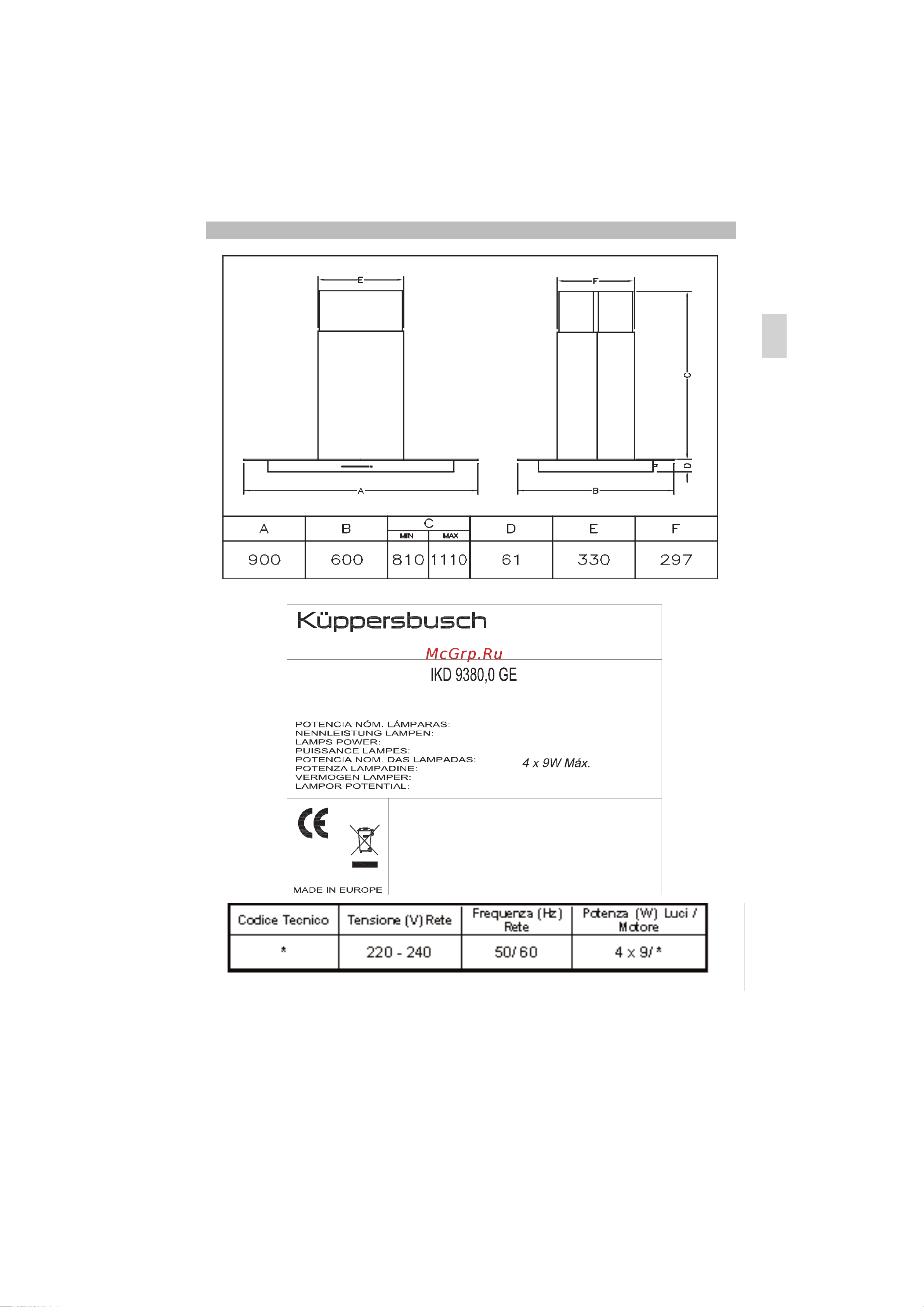 Kuppersbusch IKD 9380.1GE Руководство по эксплуатации онлайн [35/55] 782082