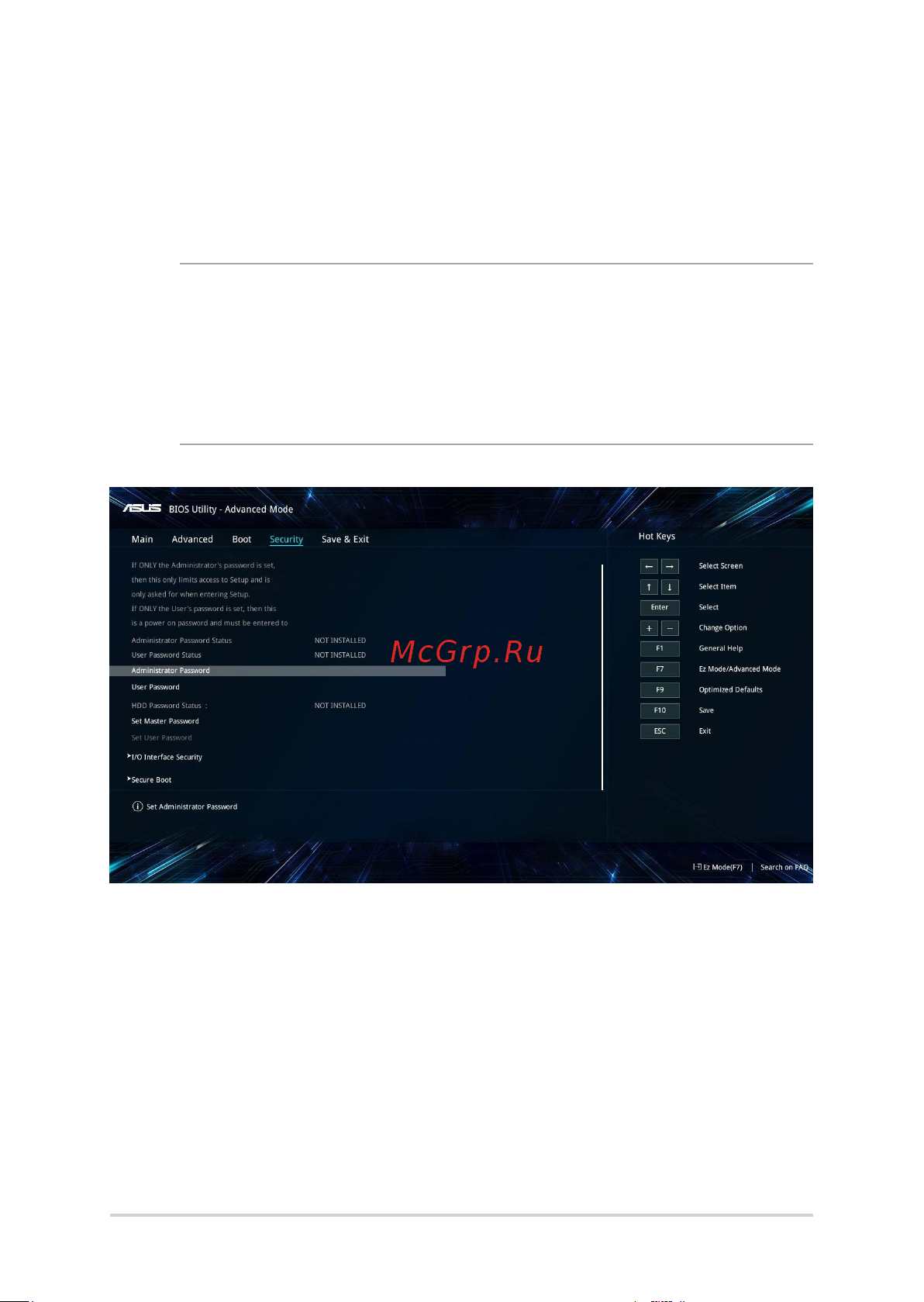 Asus UX331UN-EA101T (90NB0GY1-M02320) [65/98] Безопасность