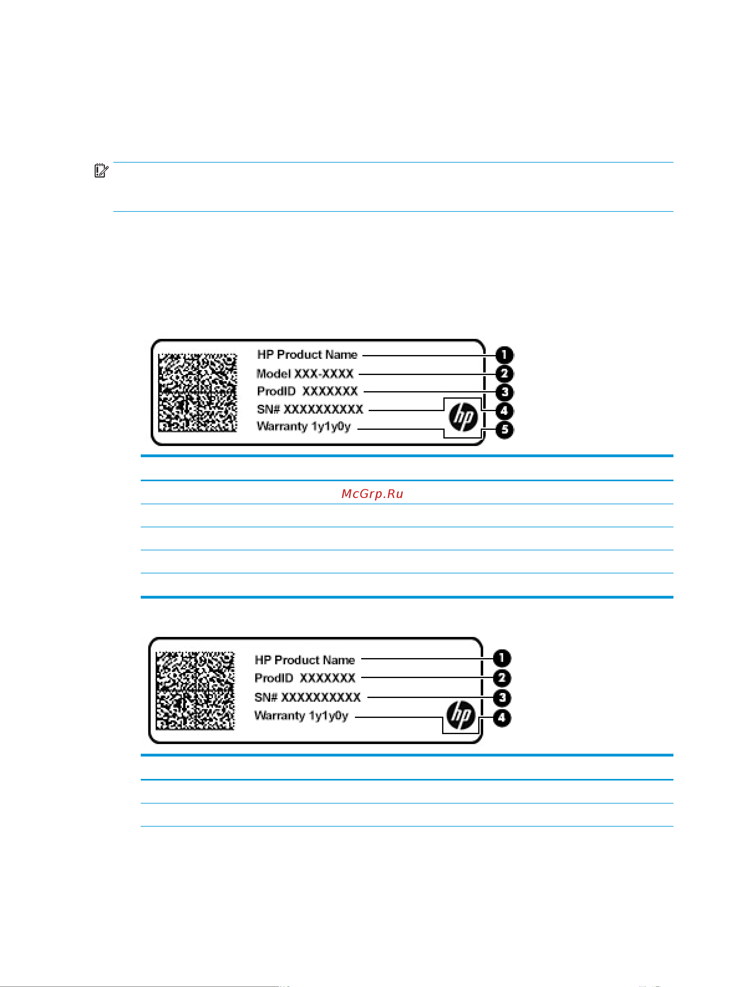 HP 15-da0168ur 4MK88EA [26/78] Наклейки