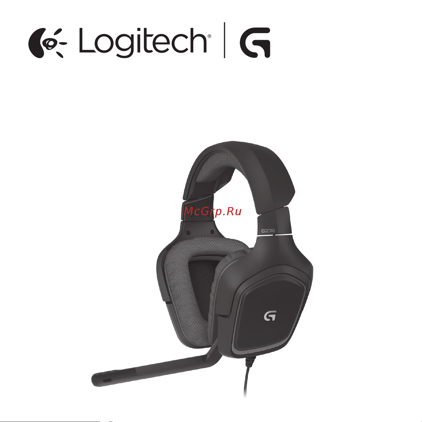 Logitech Stereo Gaming Headset G230 (981-00054) Руководство по эксплуатации онлайн