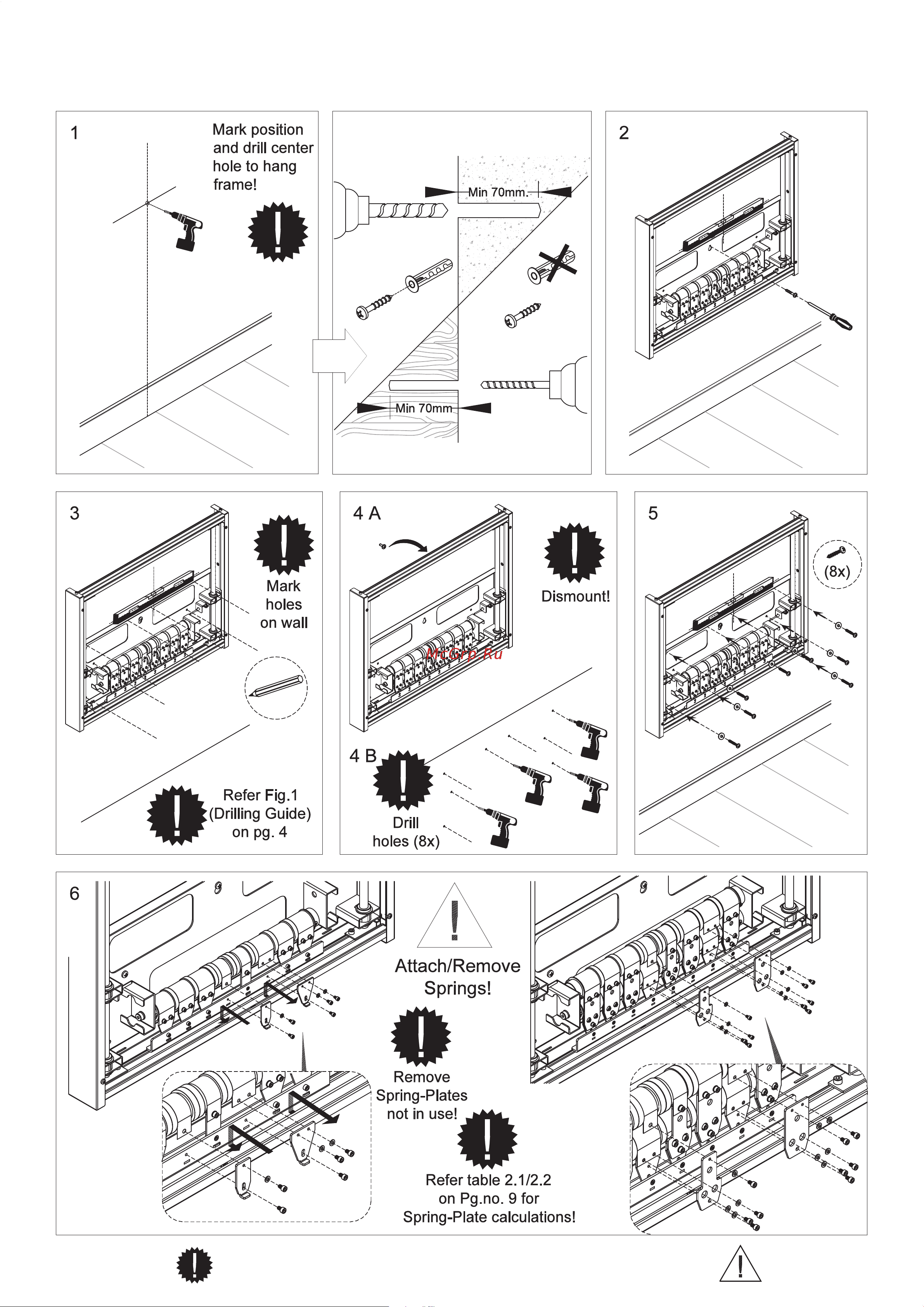 Nec Wall Mount PDWHM-M [5/10] Sms_touch_wall_manual_pg5_1