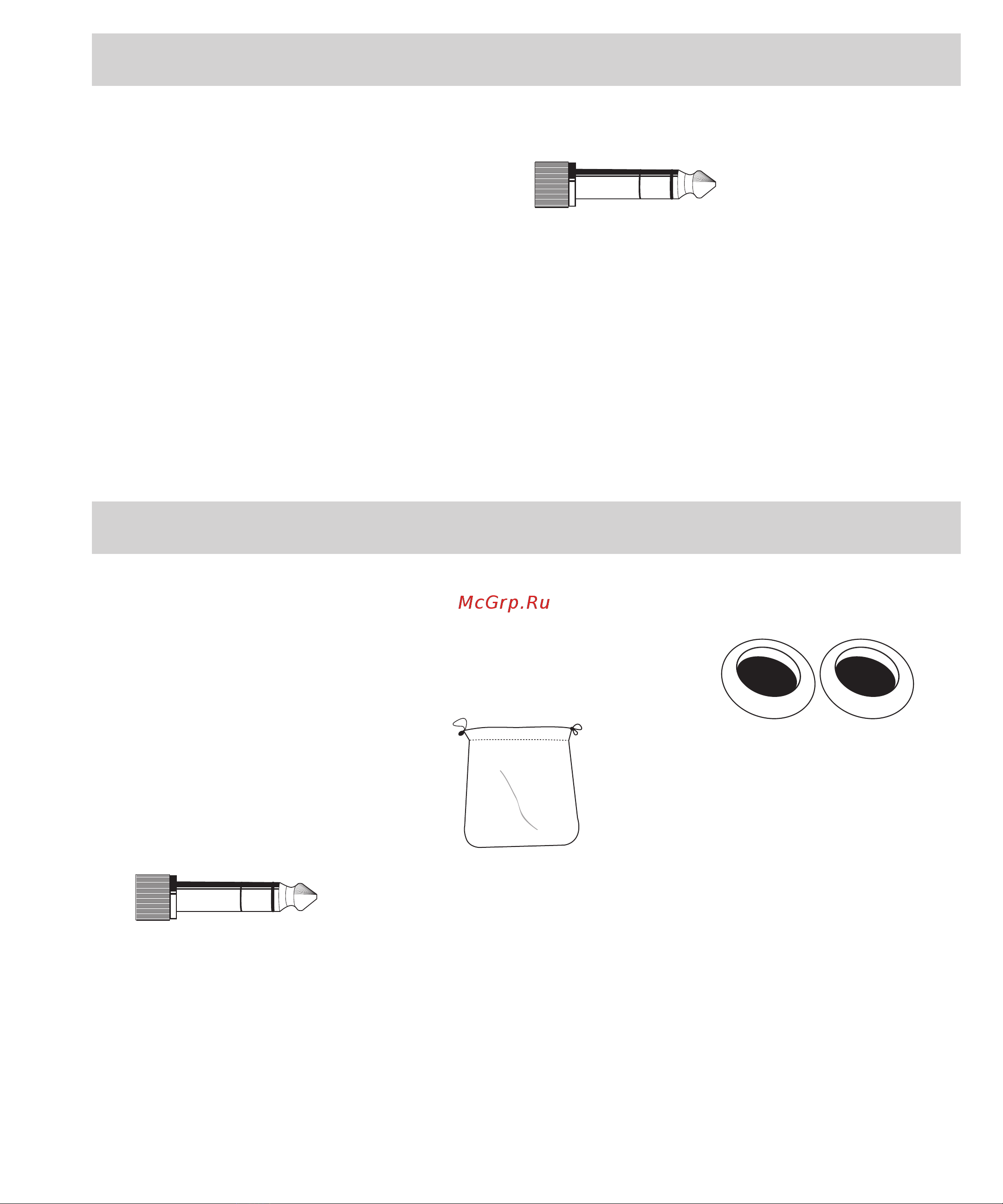 Shure SRH240A [9/16] Furnished accessories