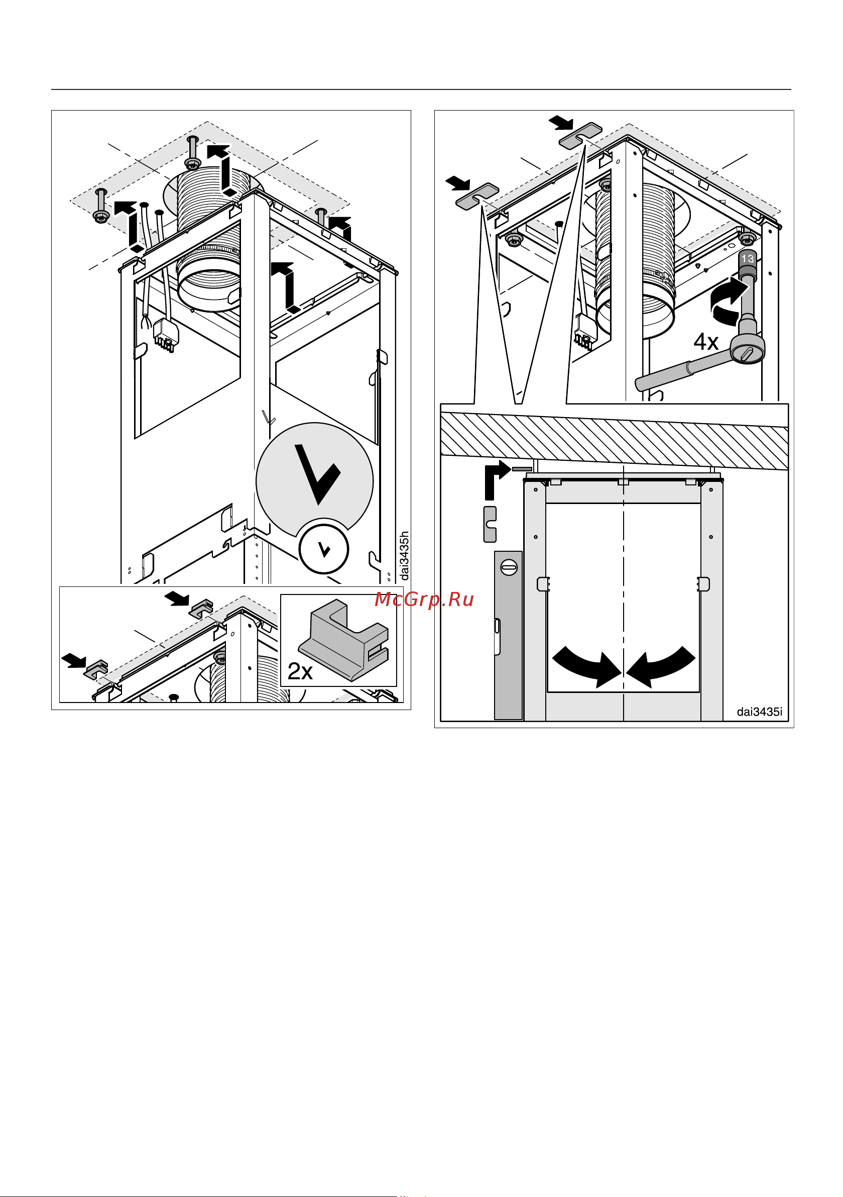 Miele DA6698D HVBR Havana [48/66] Монтаж
